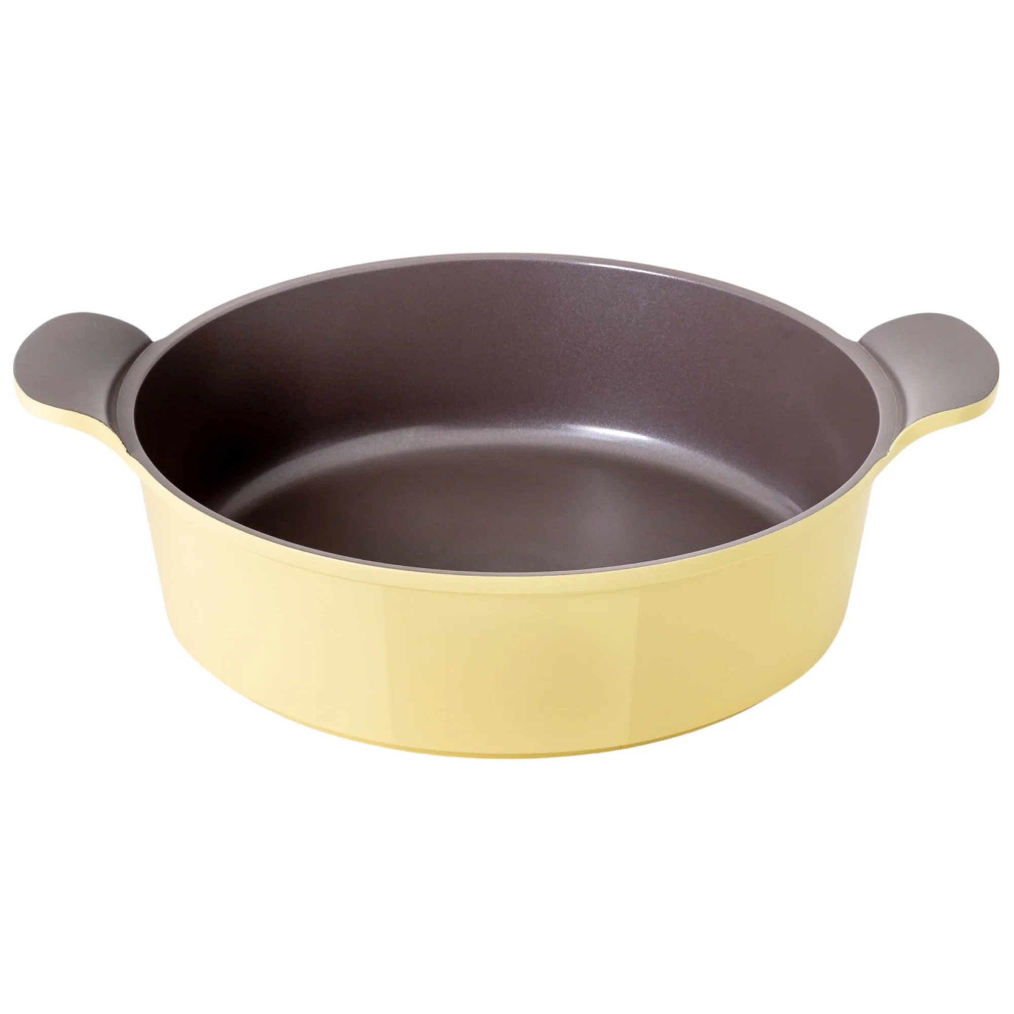30cm Low Casserole induction yellow