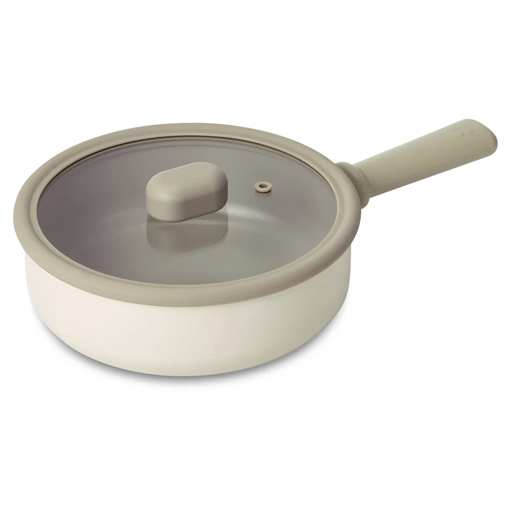 20cm Wok Induction includes a Glass lid with Silicon Rim