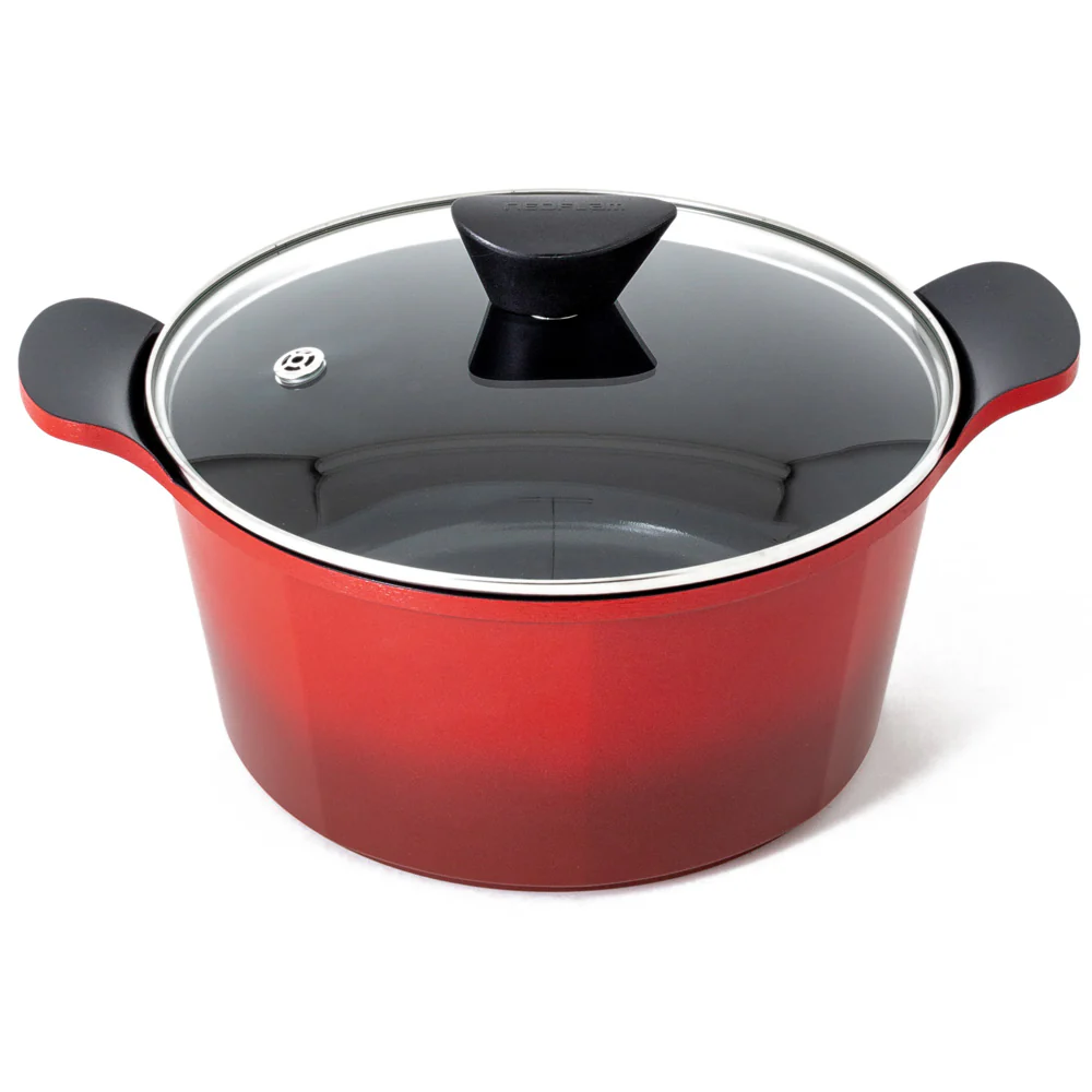 24cm Casserole Induction Red