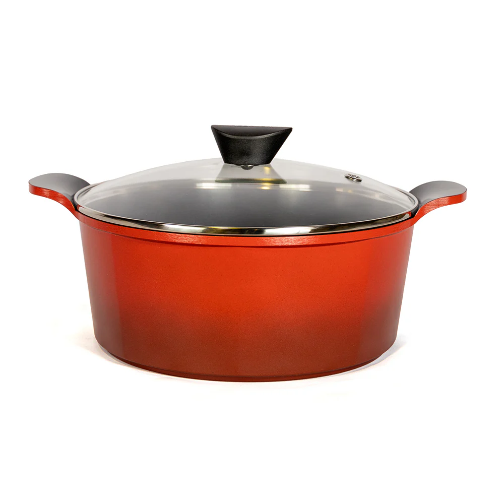 28cm Casserole Induction Red