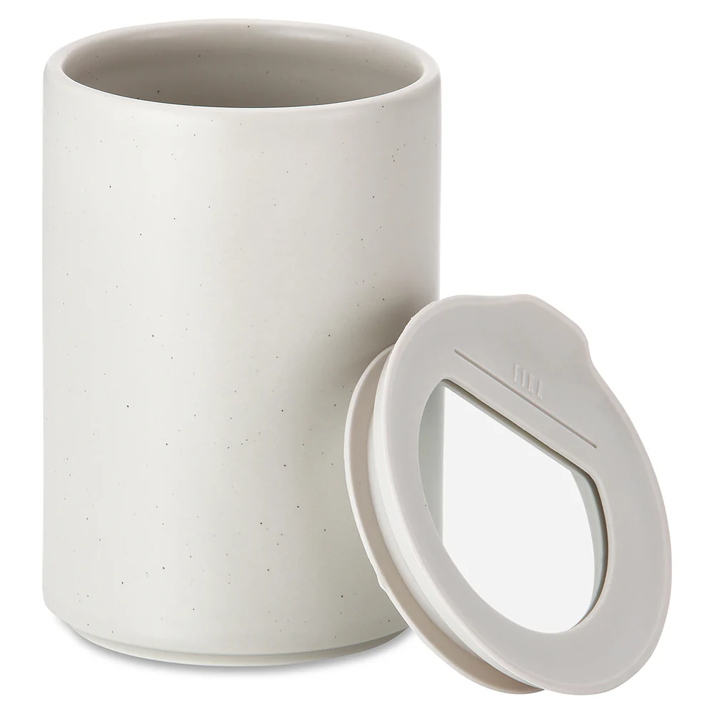 One Porcelain food container 650ml - Bone