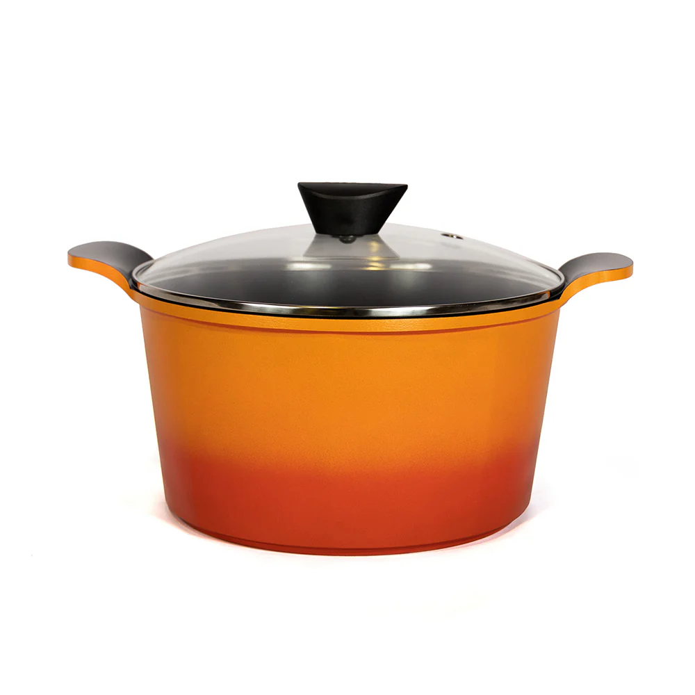26cm Deep Casserole induction Orange