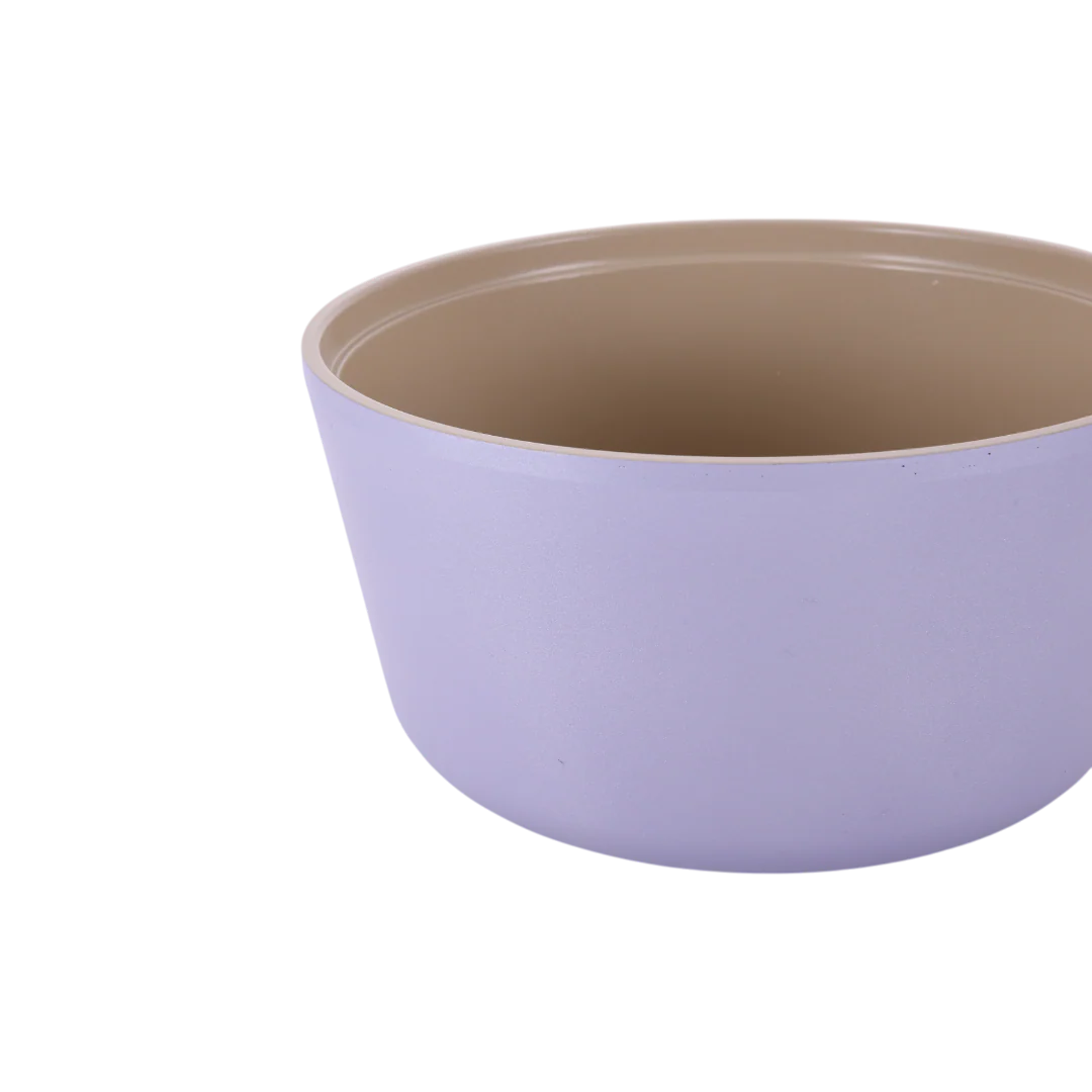 18cm Saucepan an Induction with glass lid Purple