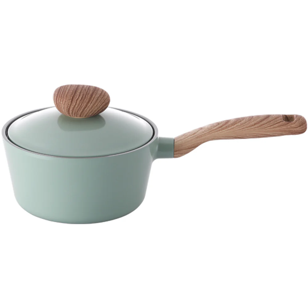 18cm Sauce Pan Induction with Glass Lid Green Demer