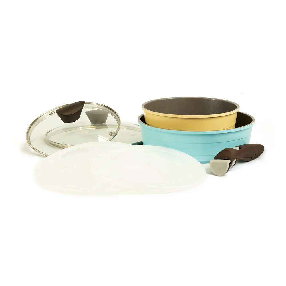 Midas Set Non-Induction set of 5 plus BONUS 2 x plastic lid