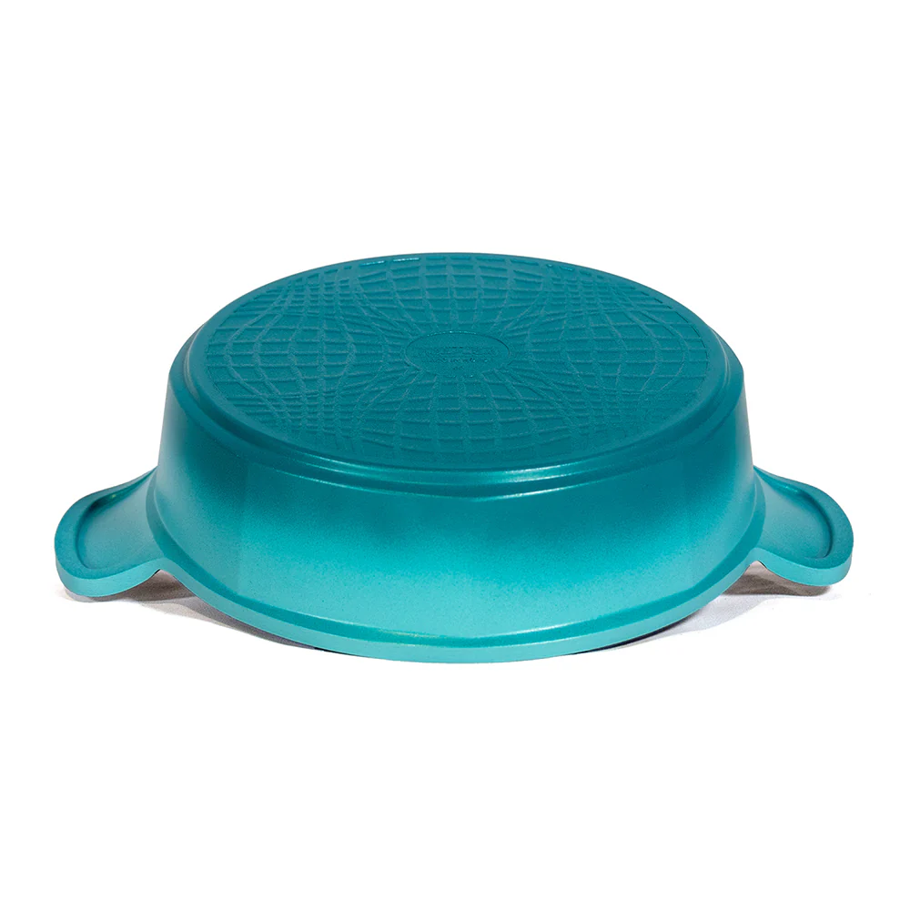 24cm Low casserole Induction Turquoise