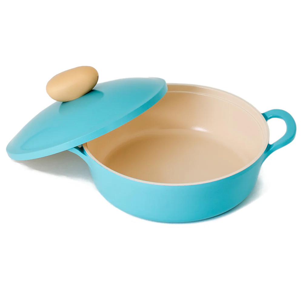 26cm Low Stockpot Induction with Die-Cast Lid Mint