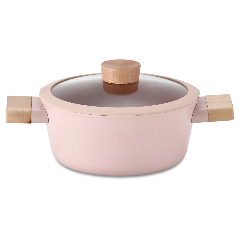 20cm Stockpot Induction Pink
