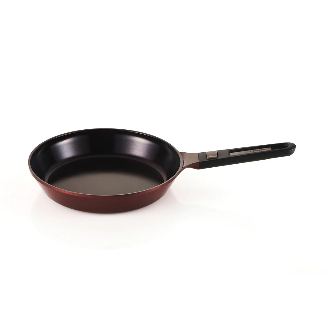 24cm Frying pan with detachable handle Induction Red Ruby