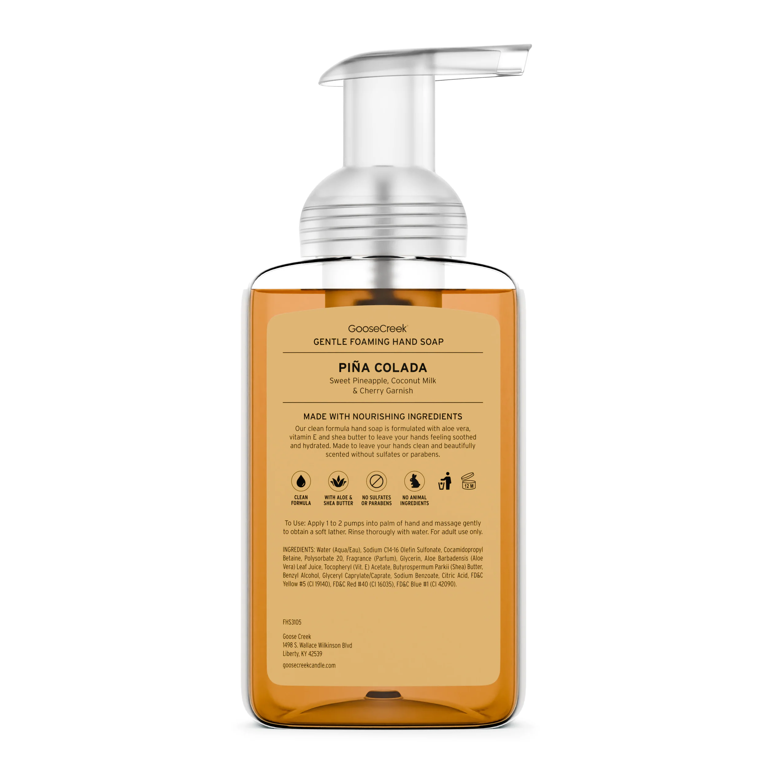 Pina Colada Lush Foaming Hand Soap