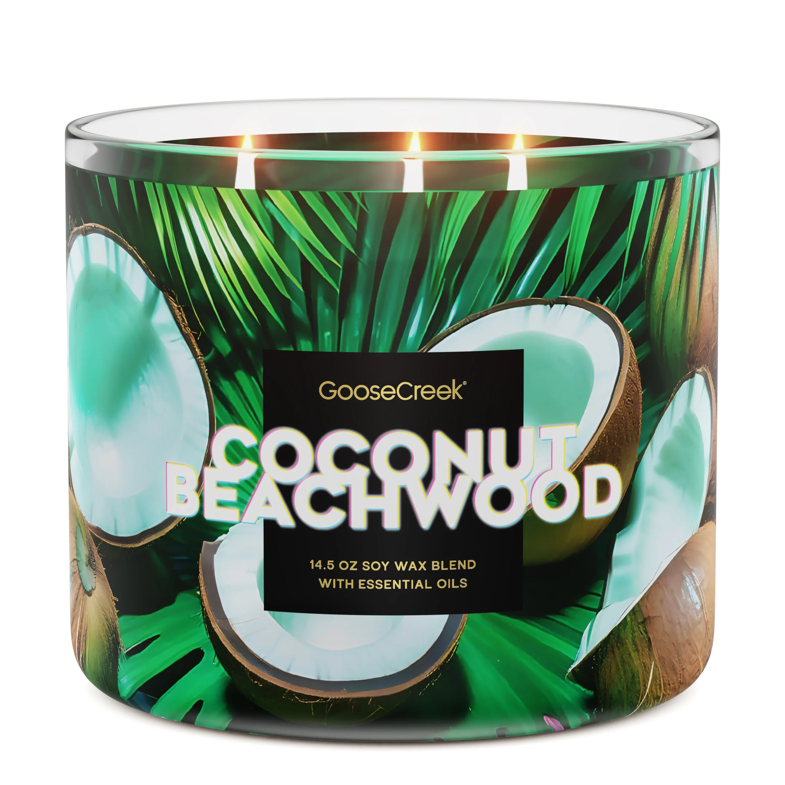 Coconut Beachwood 3-Wick Candle