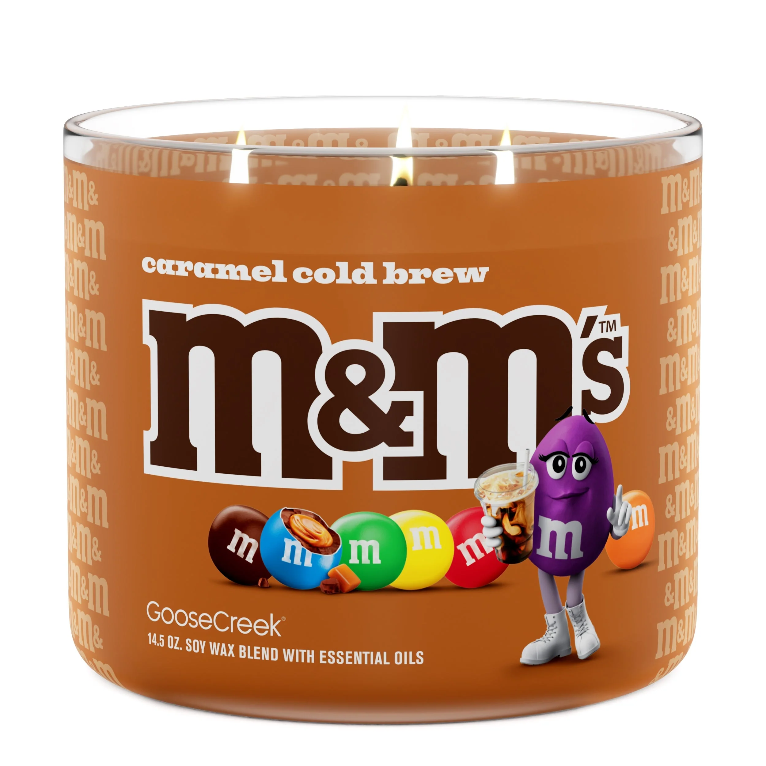 Caramel Cold Brew M&M'S 3-Wick Candle