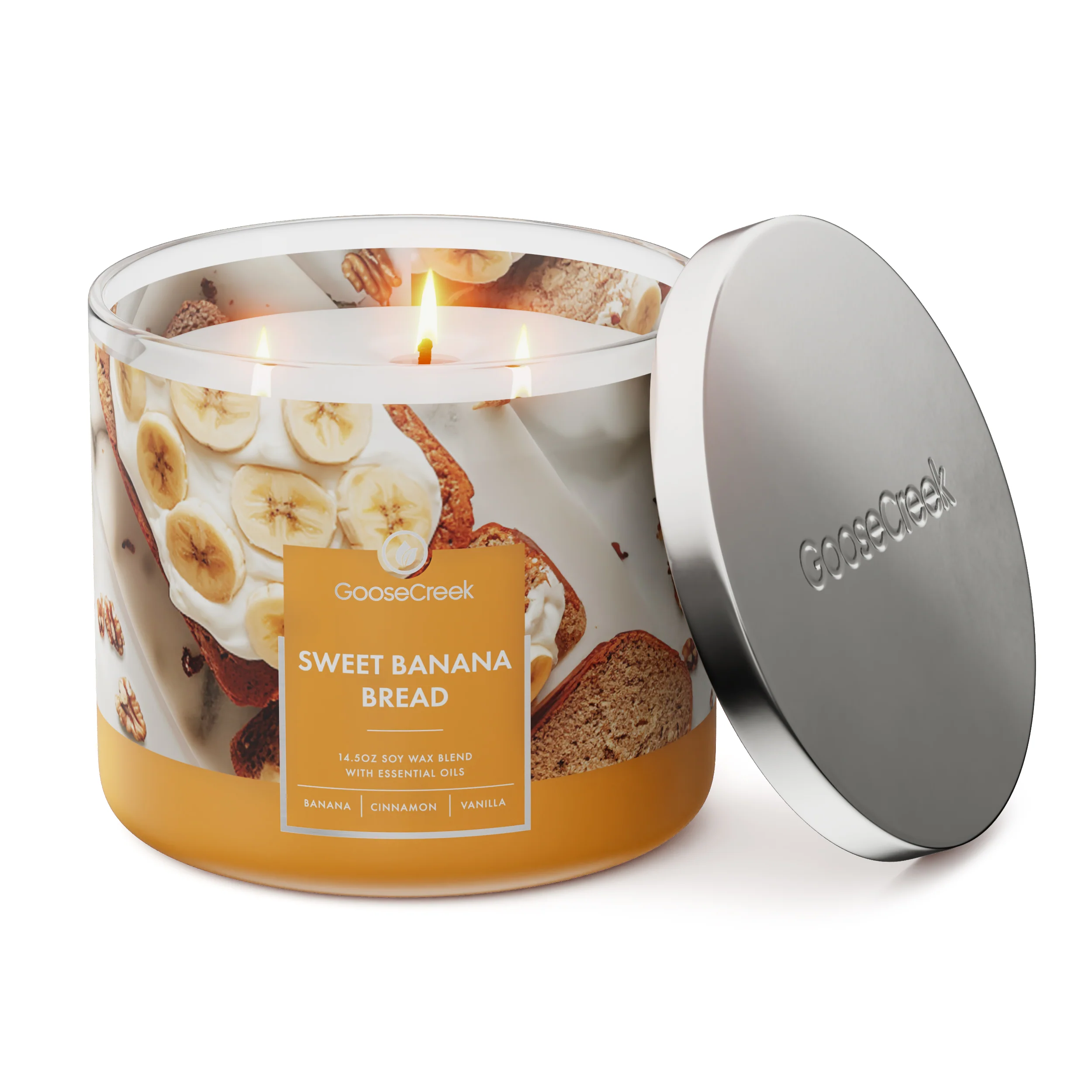 Sweet Banana Bread 3-Wick Candle