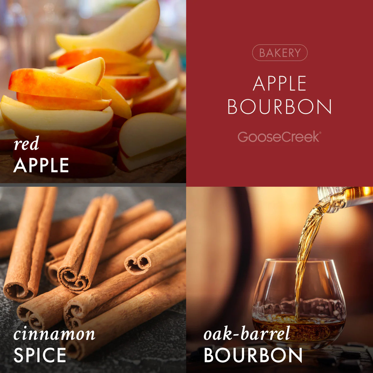 Apple Bourbon 3-Wick Candle