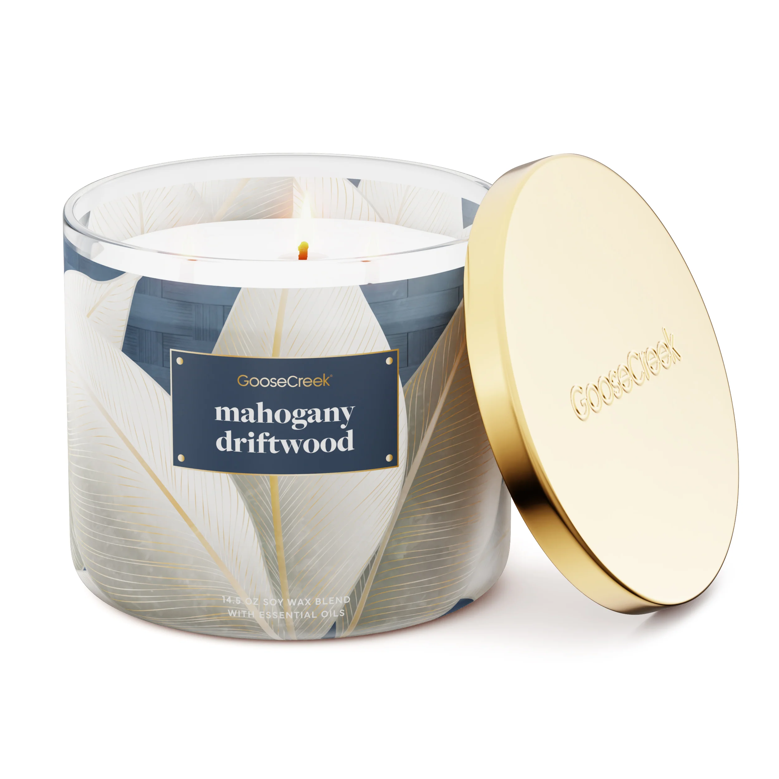 Mahogany Driftwood 3-Wick Candle