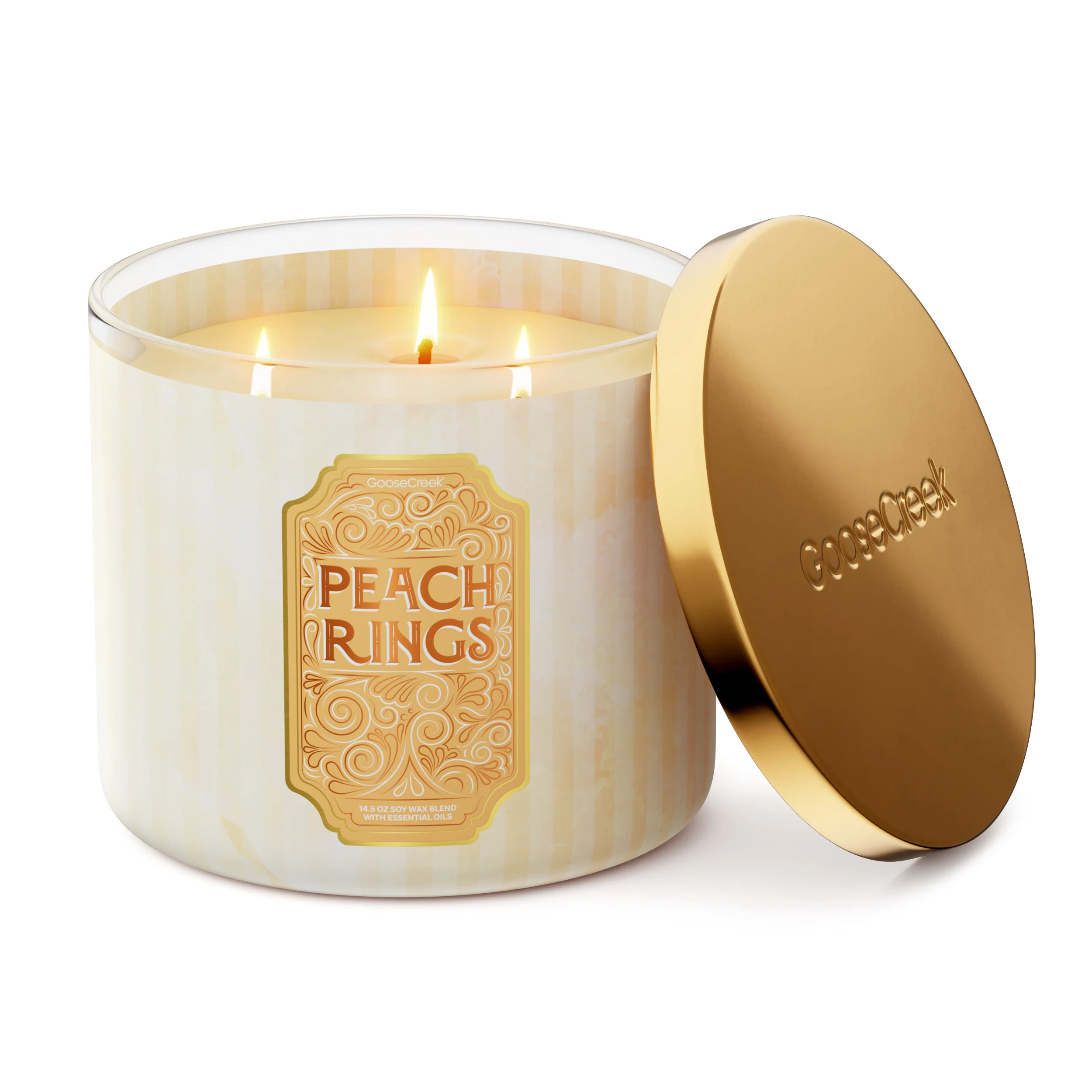 Peach Rings 3-Wick Candle