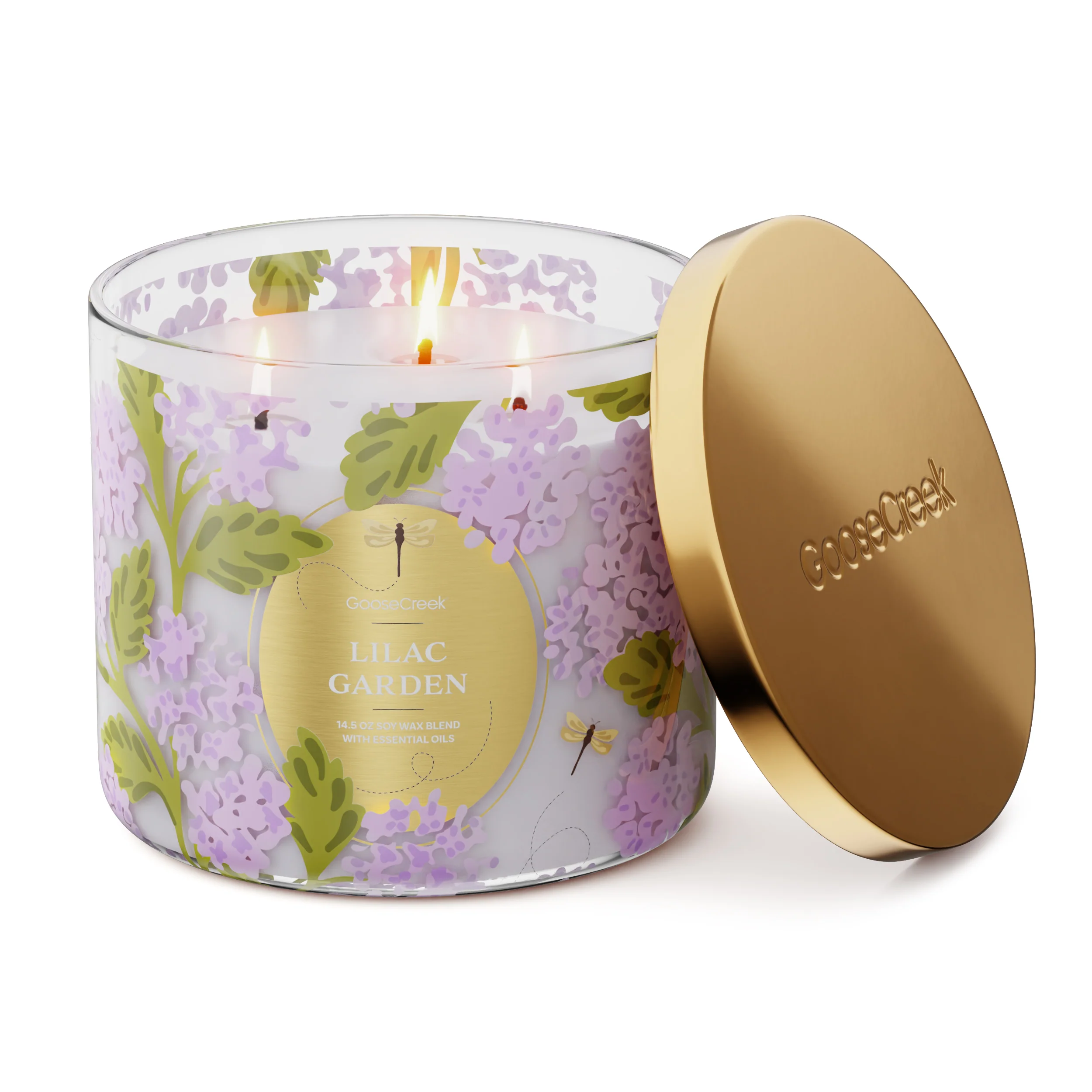 Lilac Garden 3-Wick Candle