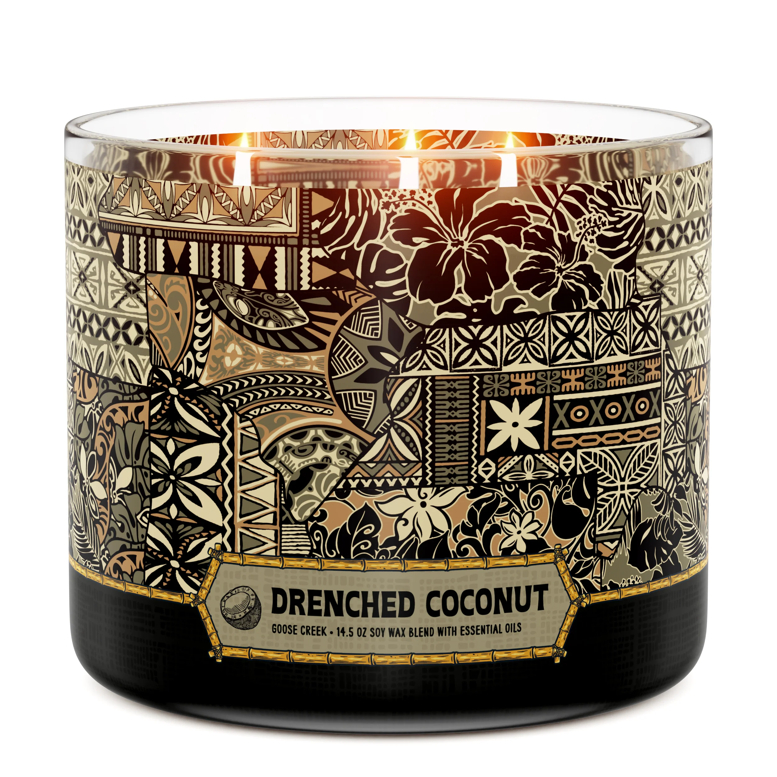 Drenched Coconut 3-Wick Candle