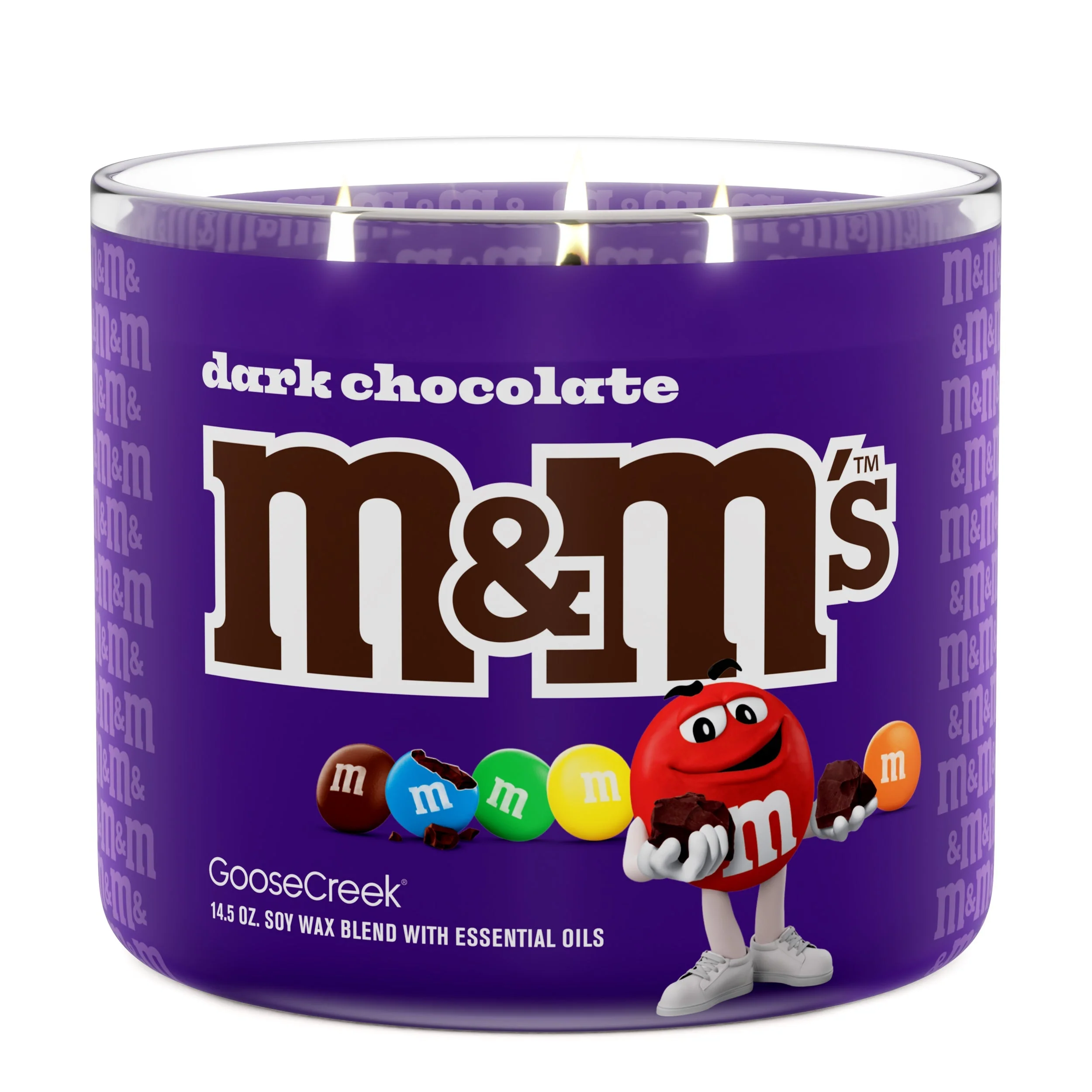Dark Chocolate M&M'S 3-Wick Candle