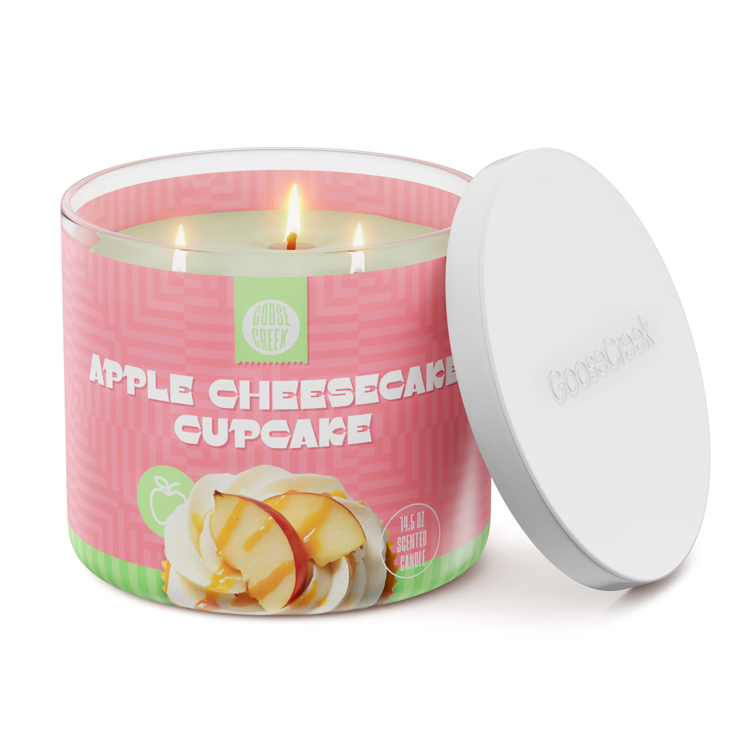 Apple Cheesecake Cupcake 3-Wick Candle