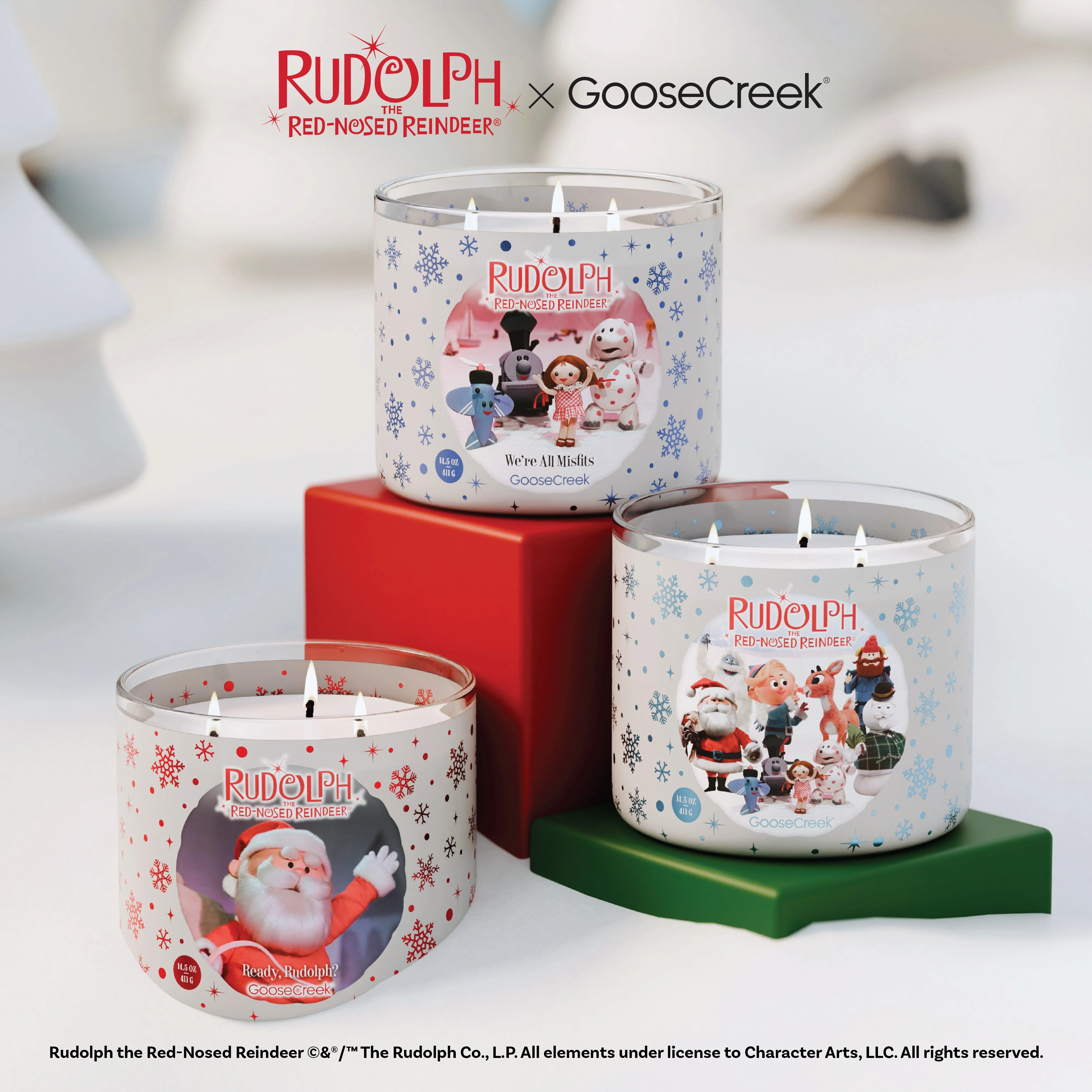 Ready, Rudolph? - Rudolph the Red-Nosed Reindeer© 3-Wick Candle