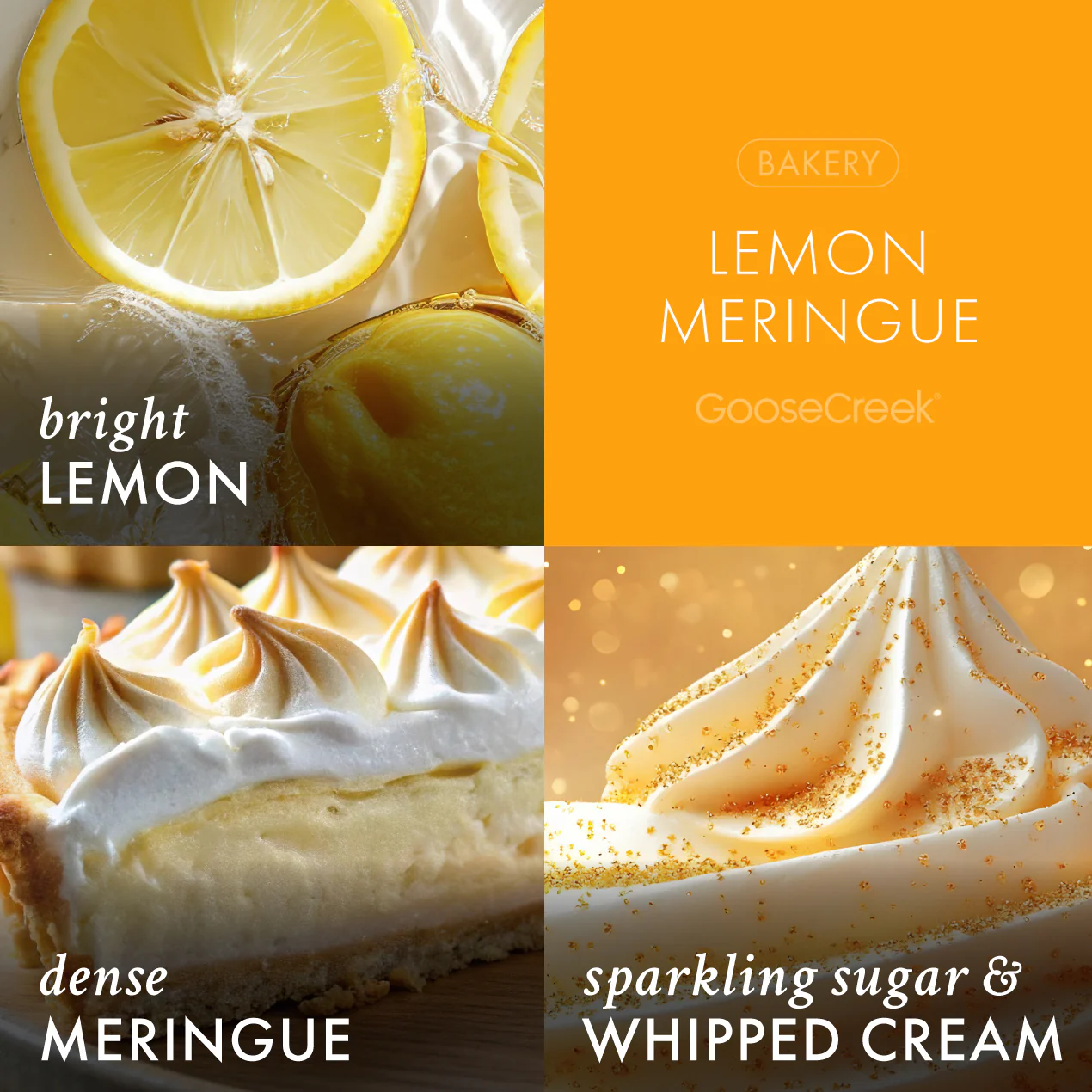 Lemon Meringue Strawberry Shortcake 3-Wick Candle