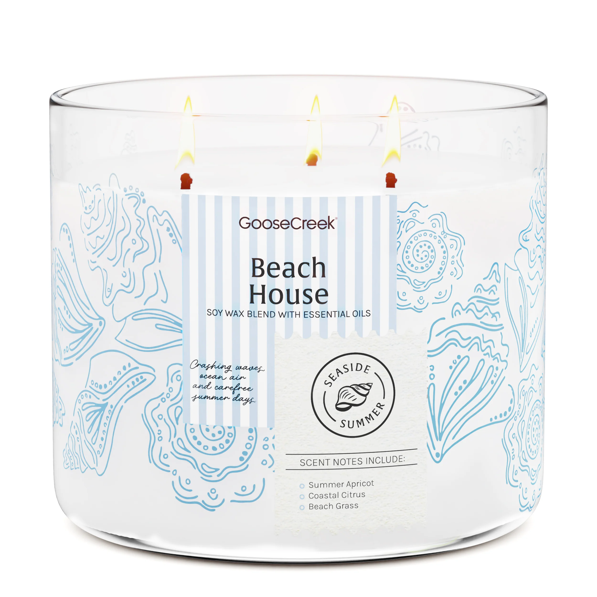 Beach House 3-Wick Candle