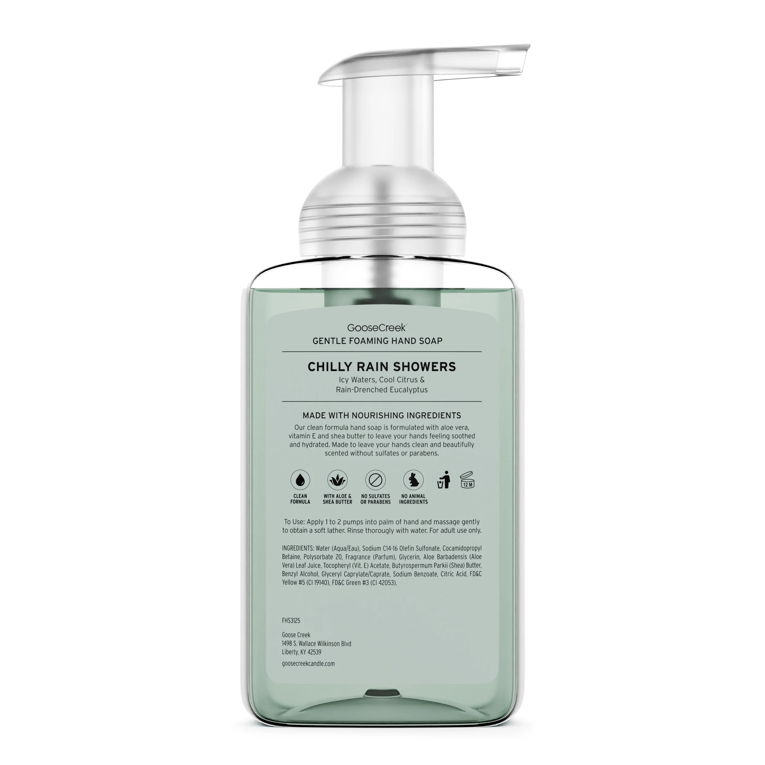 Chilly Rain Showers Lush Foaming Hand Soap