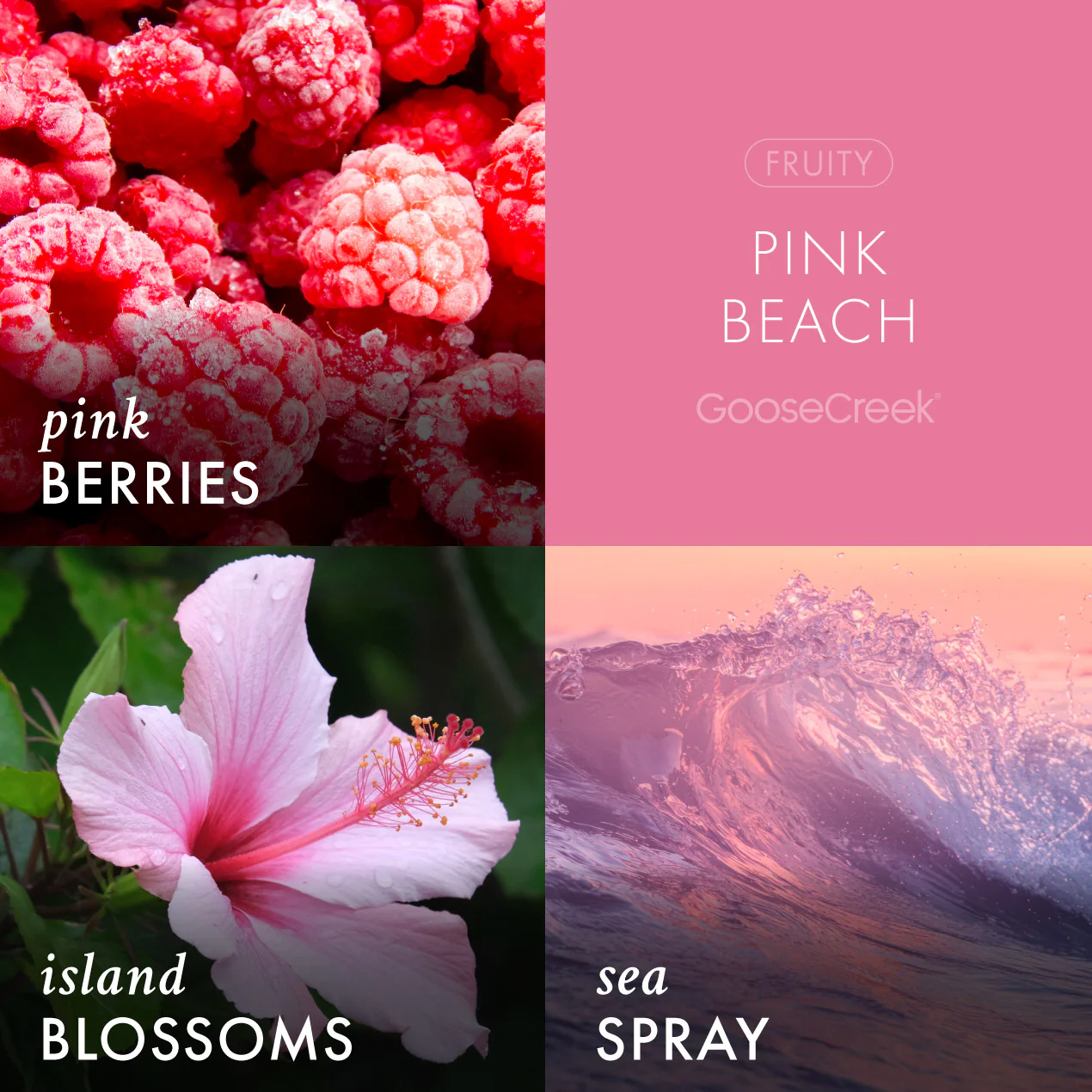 Pink Beach 3-Wick Candle