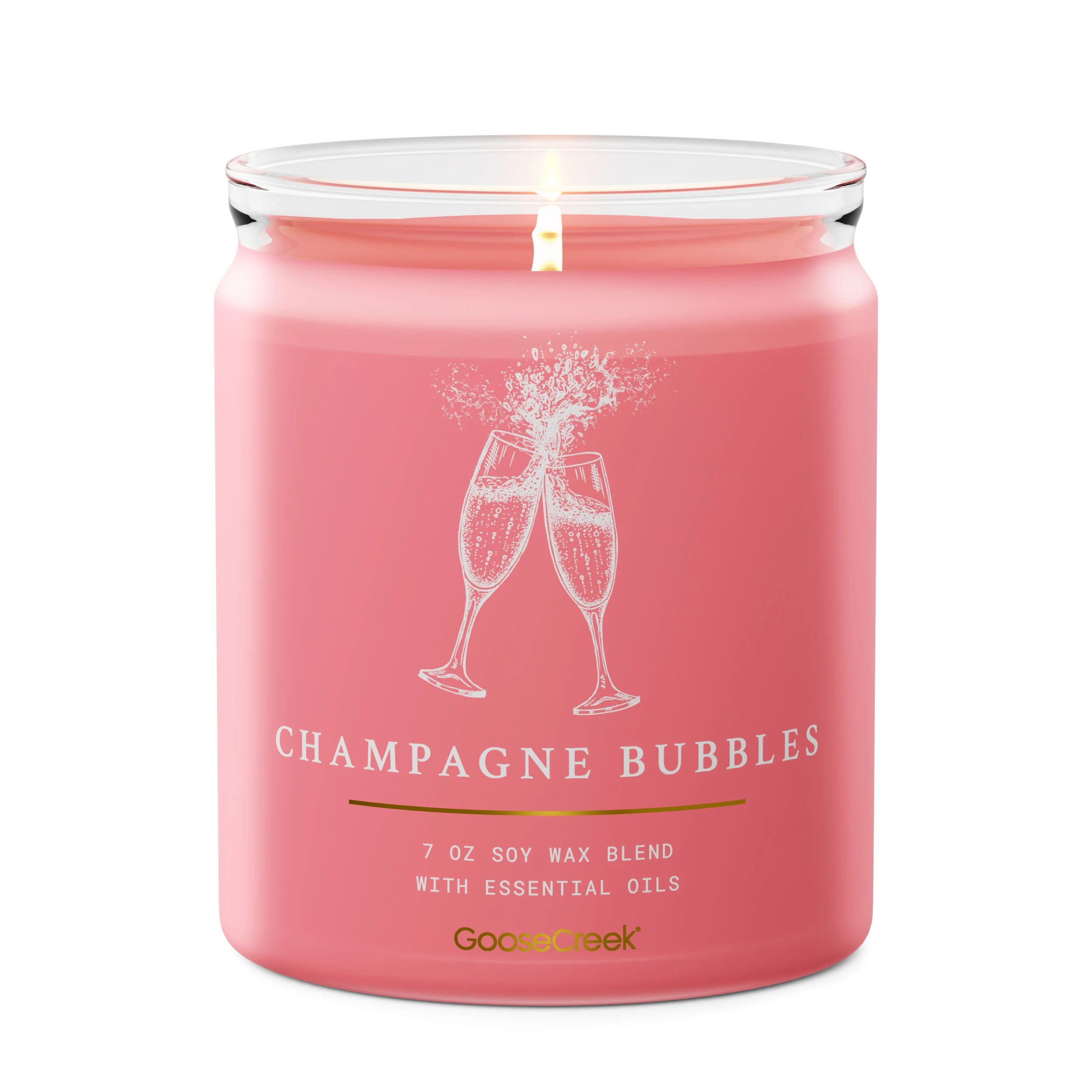Champagne Bubbles 7oz Single Wick Candle