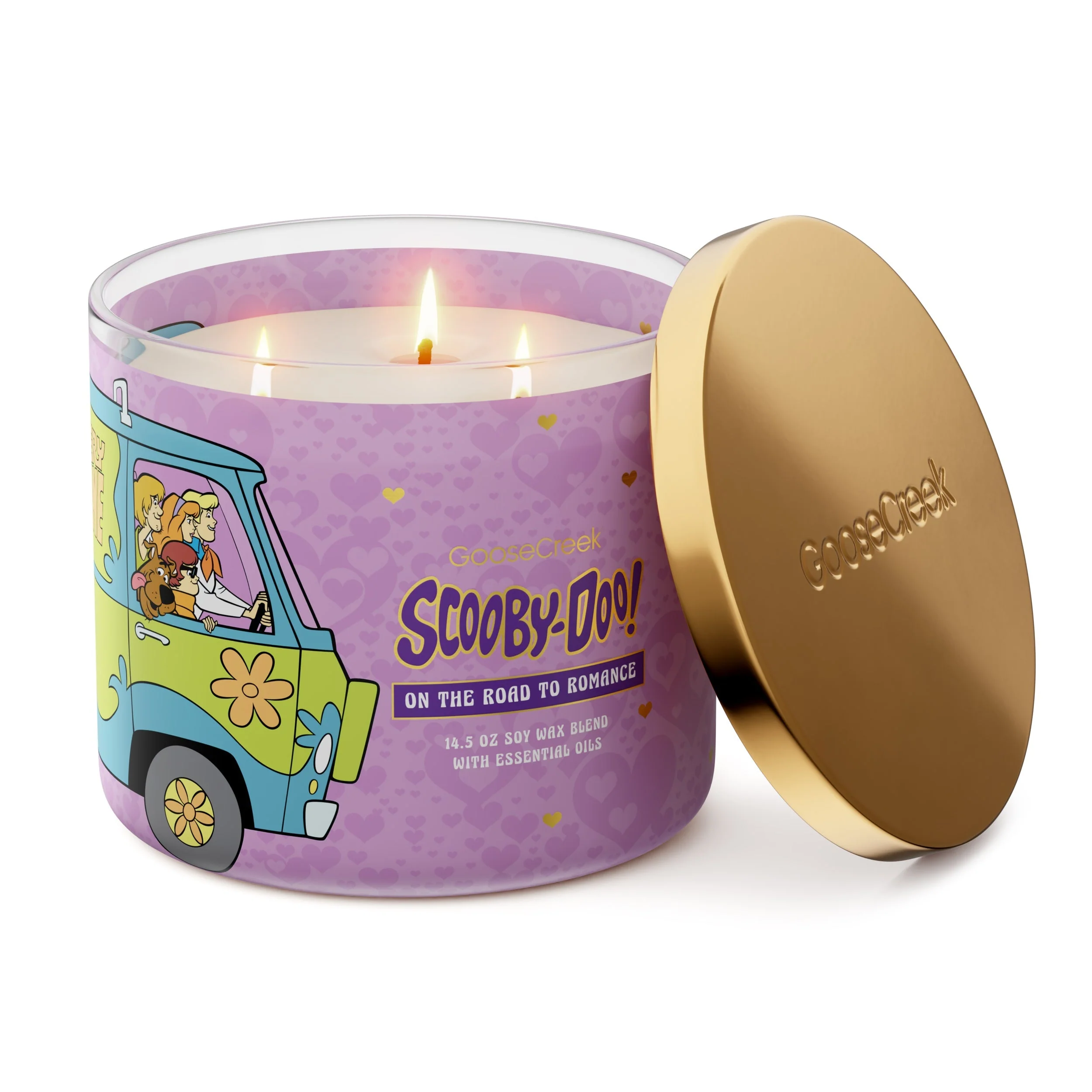 On the Road to Romance Large Scooby-Doo 3-Wick Candle