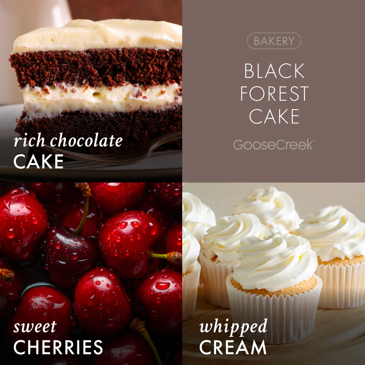 Black Forest Cake Germany Large 3-Wick Candle