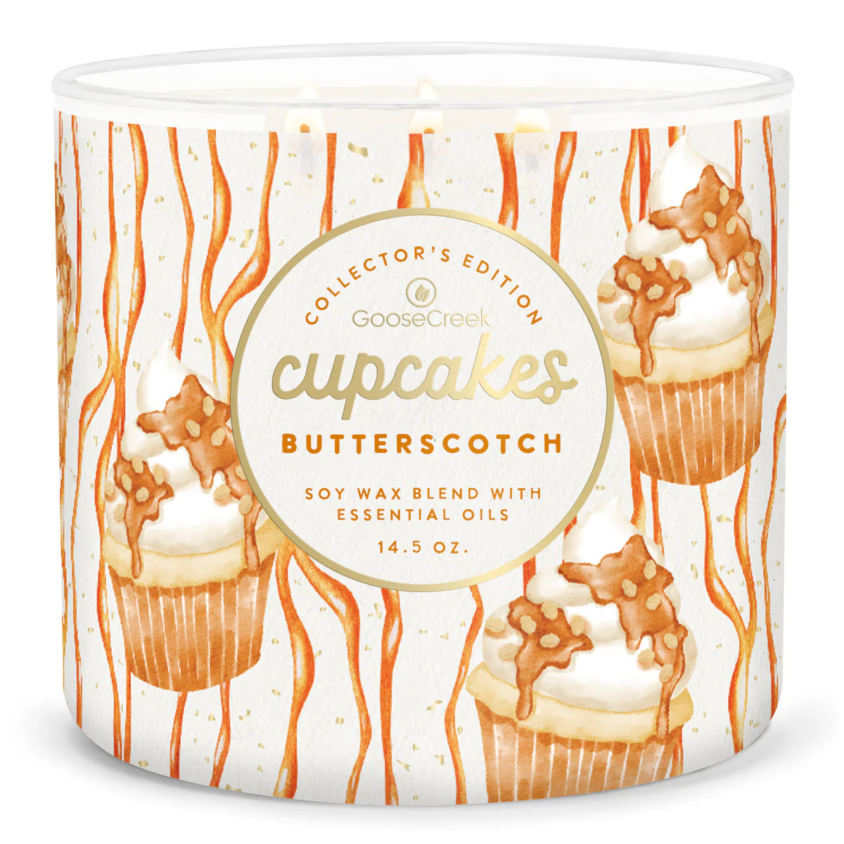 Butterscotch Cupcake 3-Wick Candle