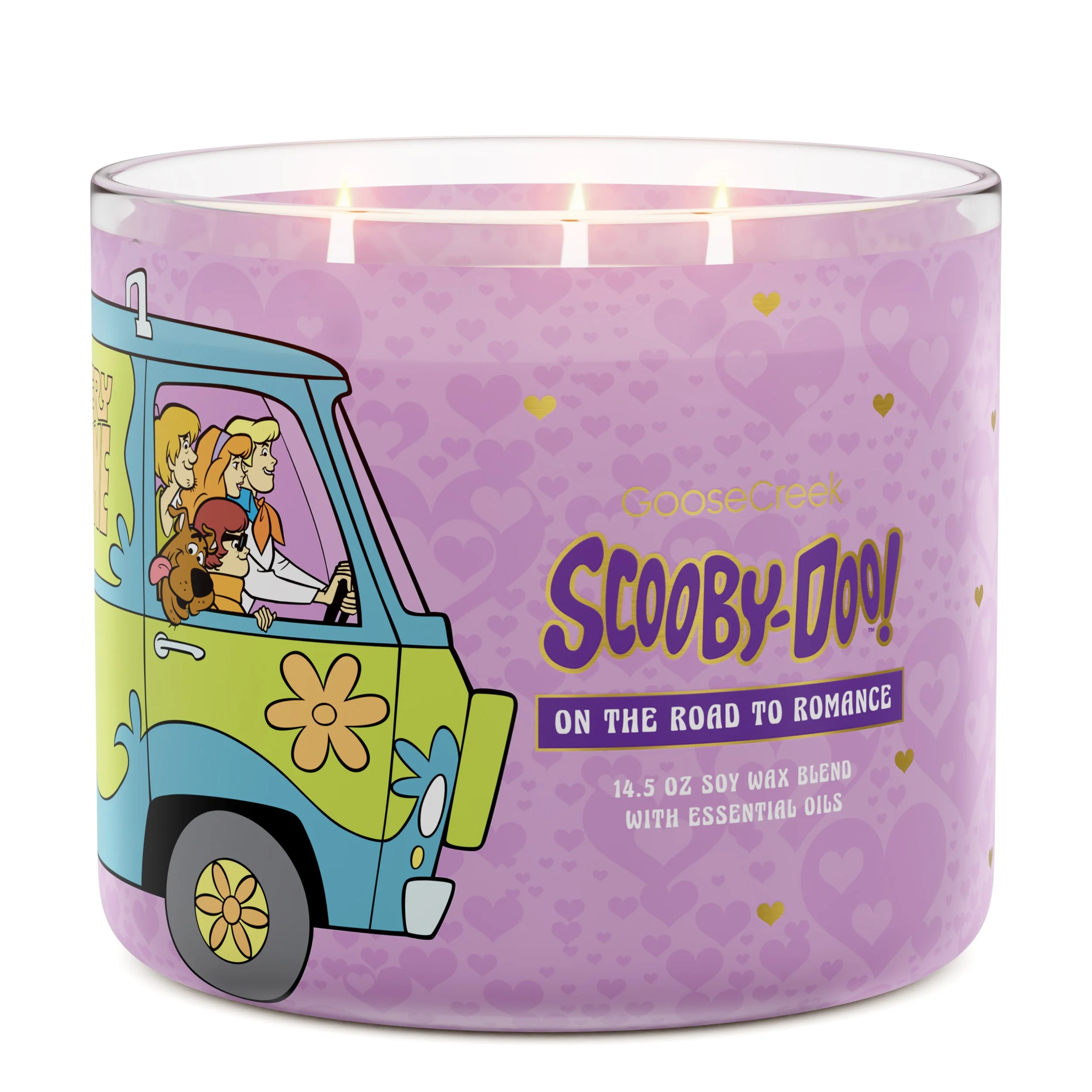 On the Road to Romance Large Scooby-Doo 3-Wick Candle