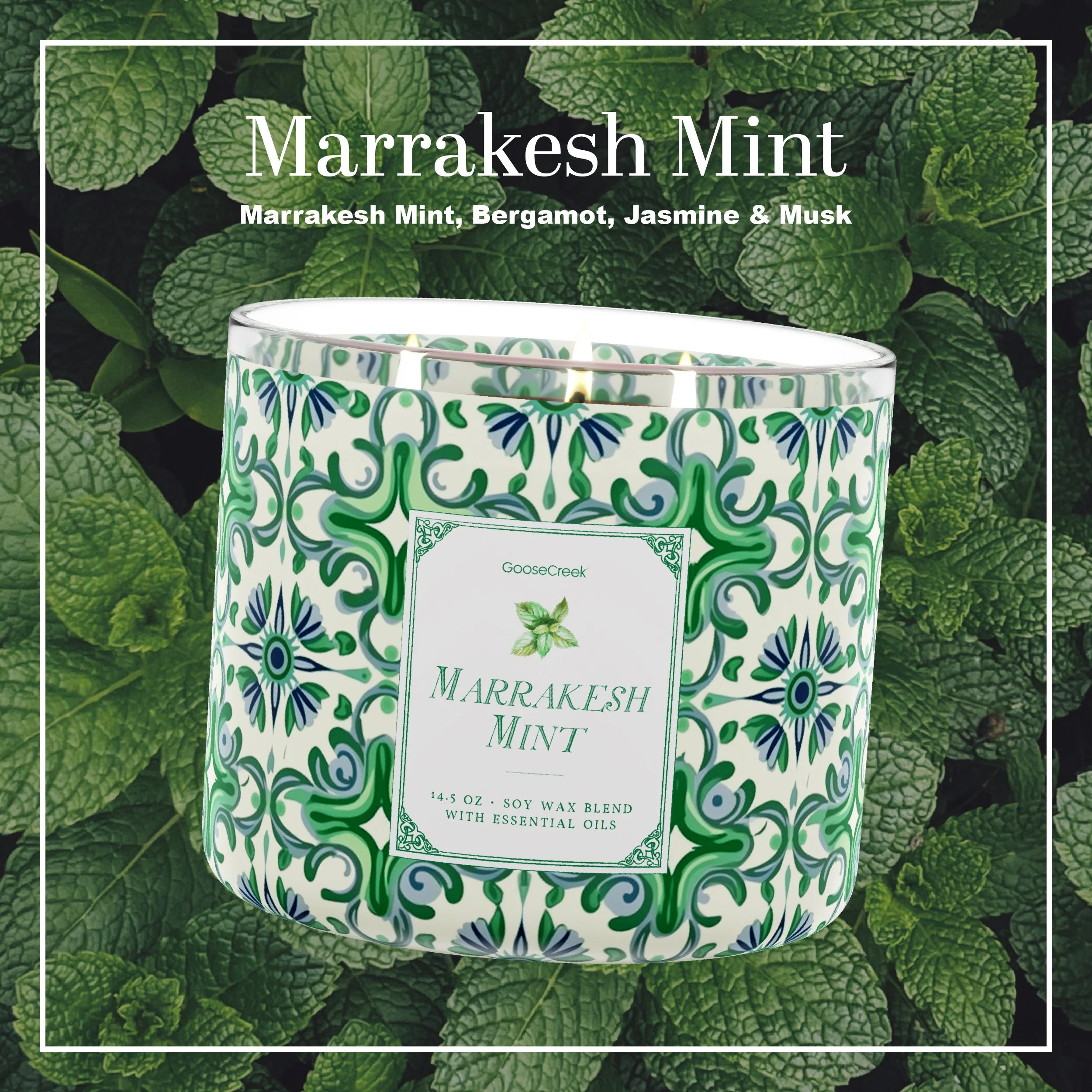 Marrakesh Mint 3-Wick Candle