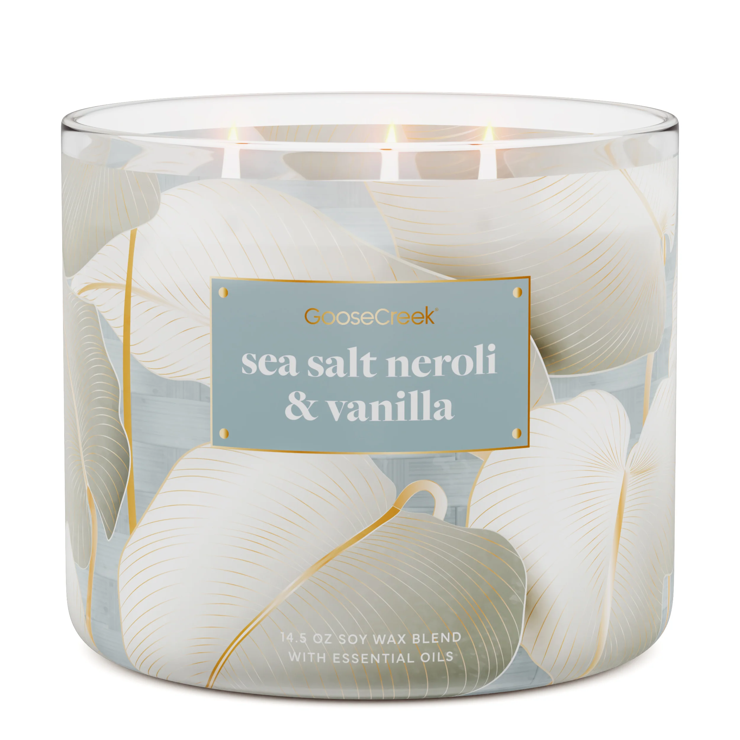 Sea Salt Neroli & Vanilla 3-Wick Candle