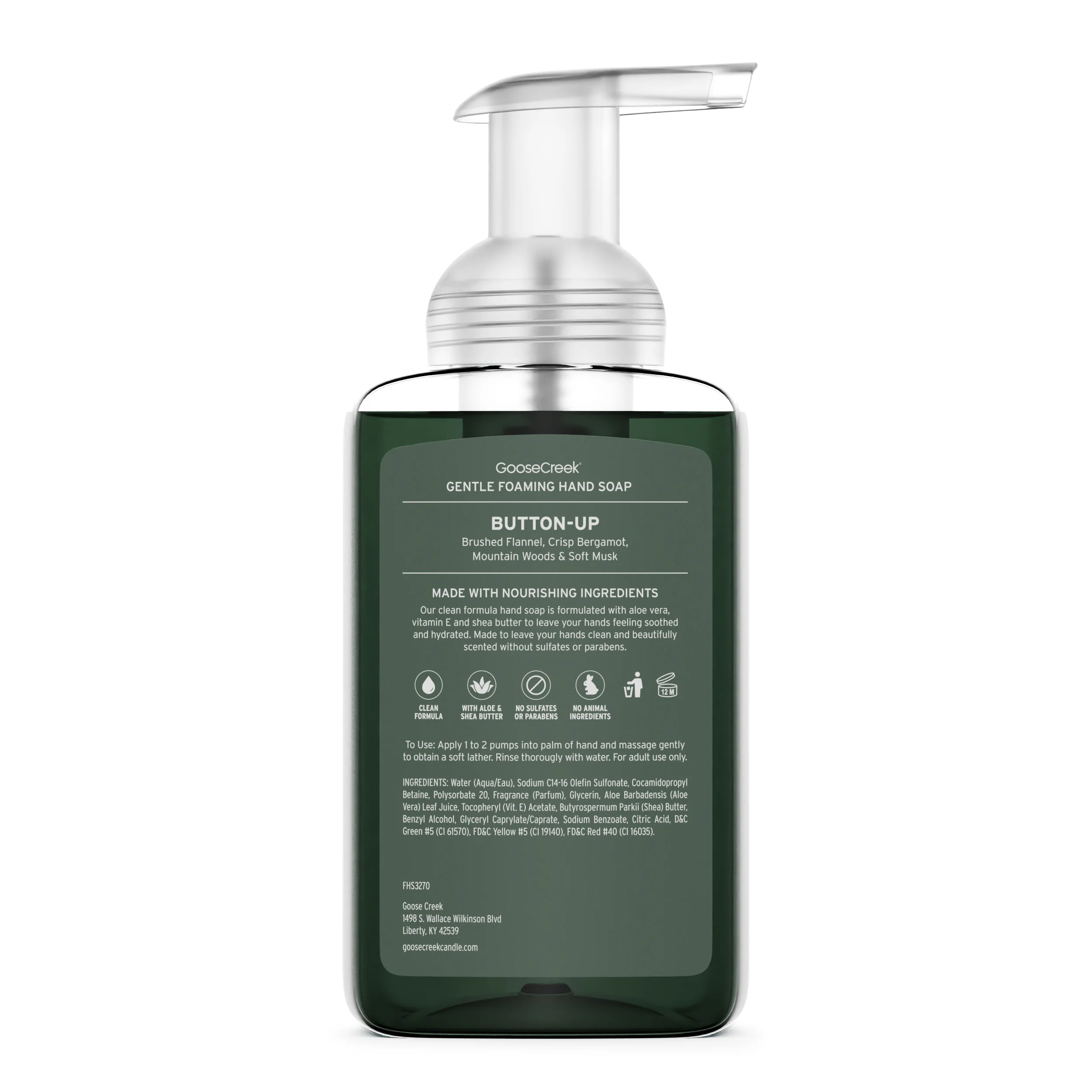 Button-Up Lush Foaming Hand Soap