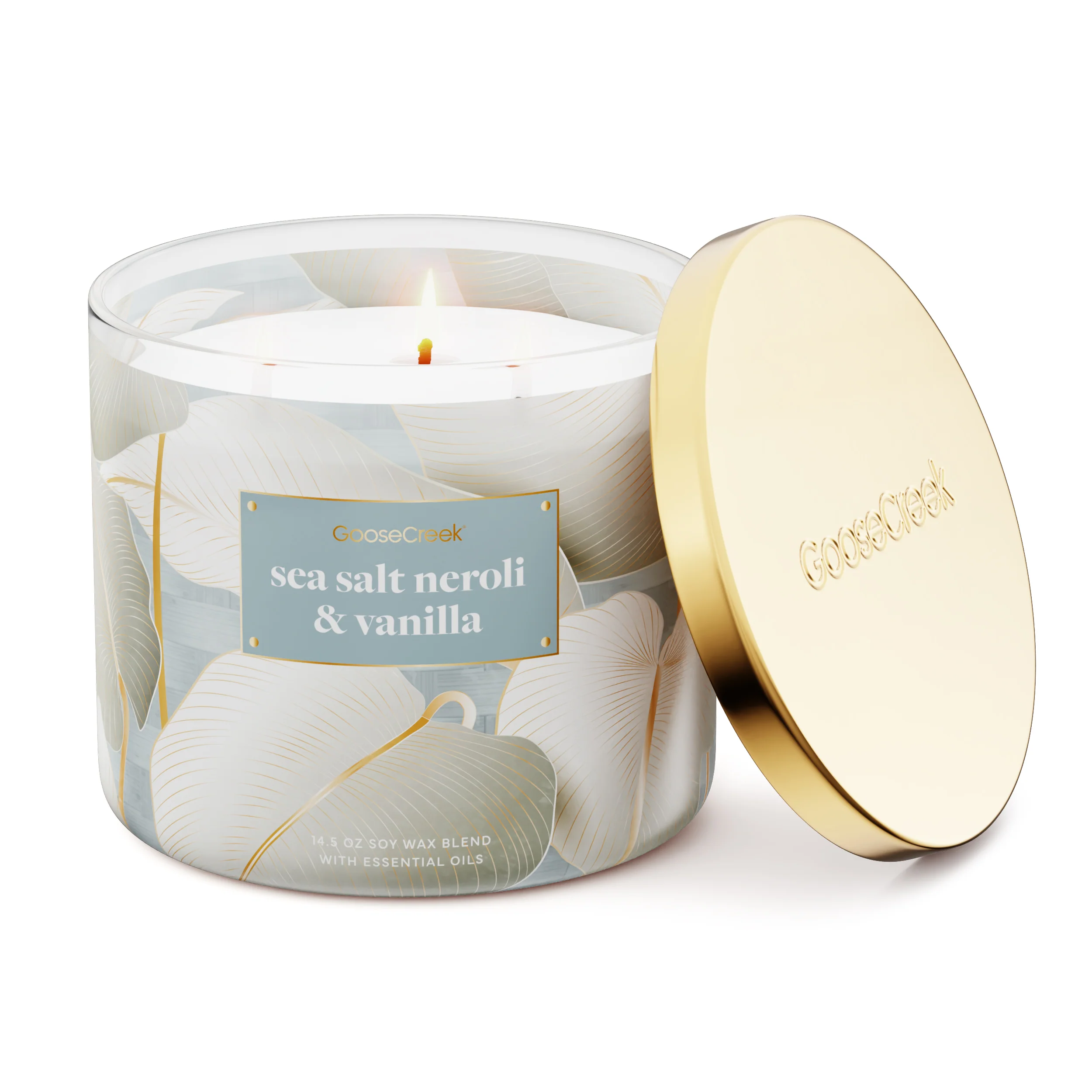 Sea Salt Neroli & Vanilla 3-Wick Candle