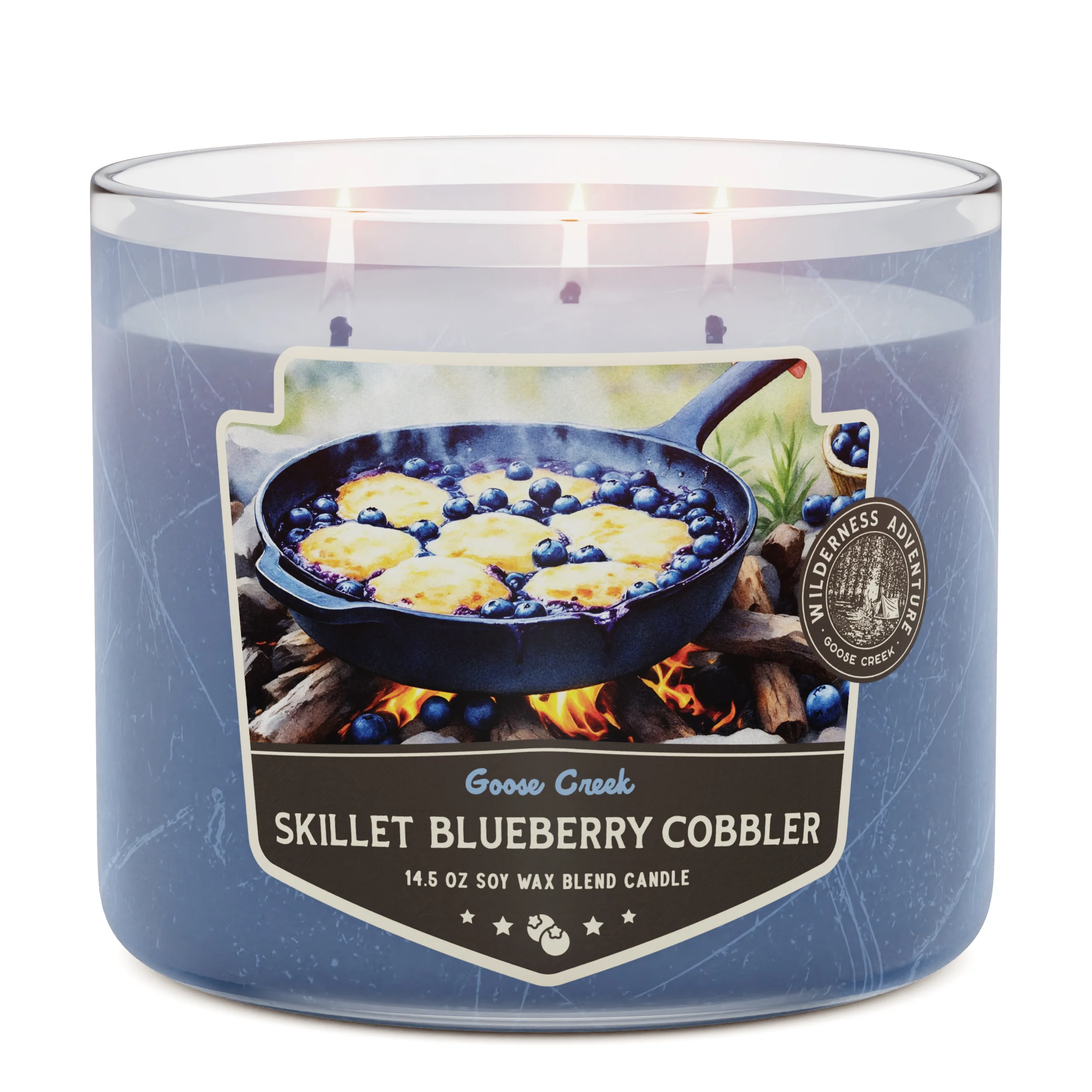 Skillet Blueberry Cobbler 3-Wick Candle