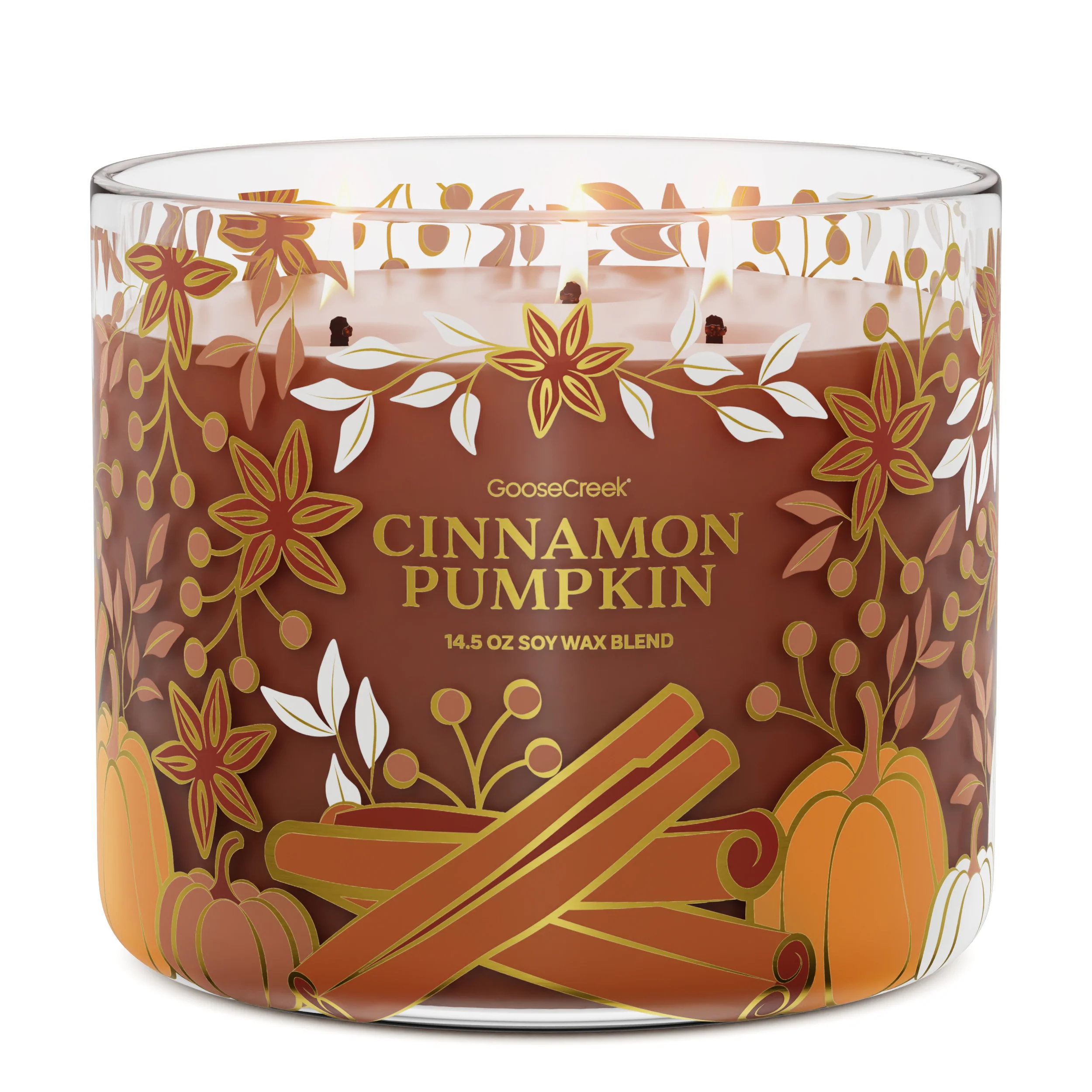 Cinnamon Pumpkin 3-Wick Candle