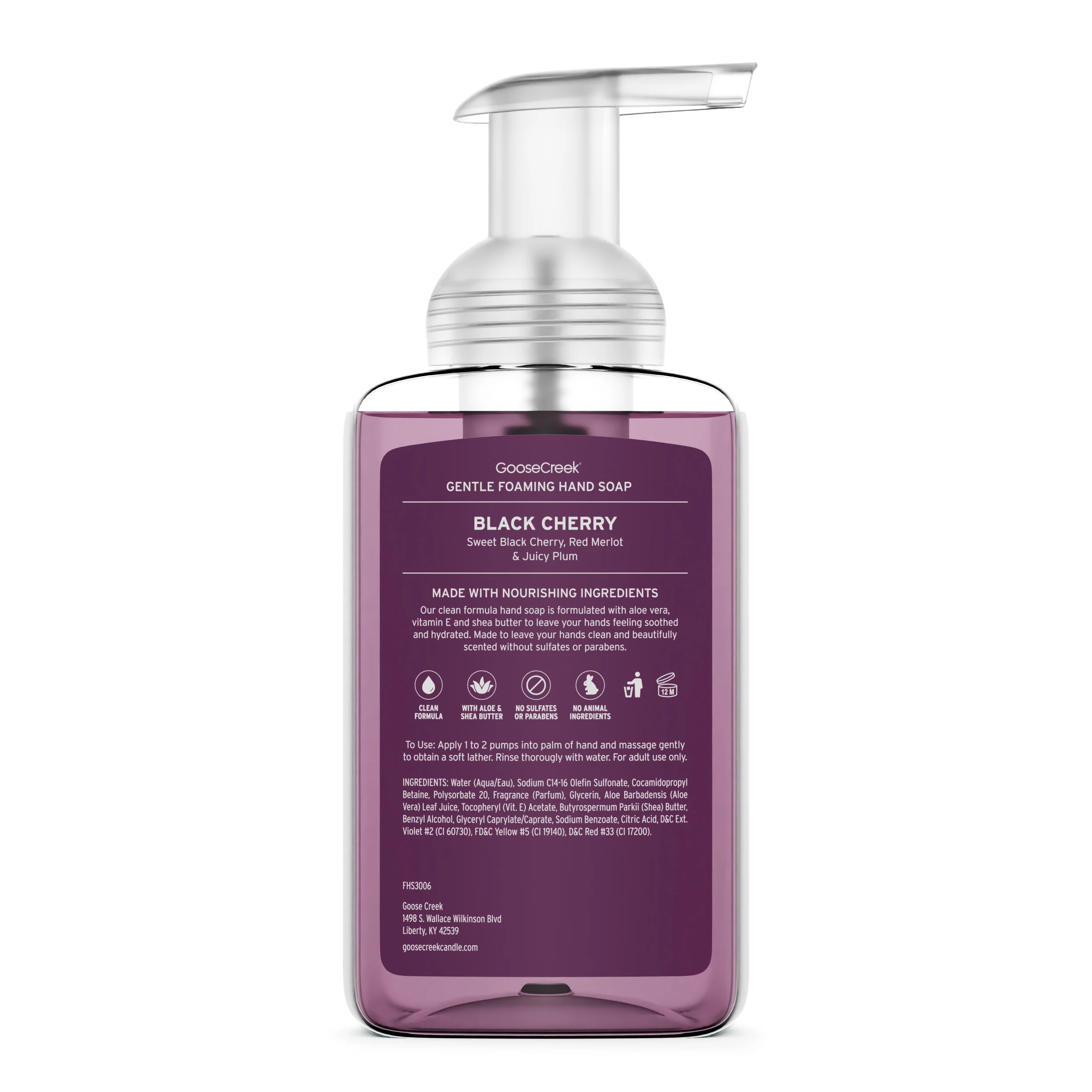 Black Cherry Lush Foaming Hand Soap