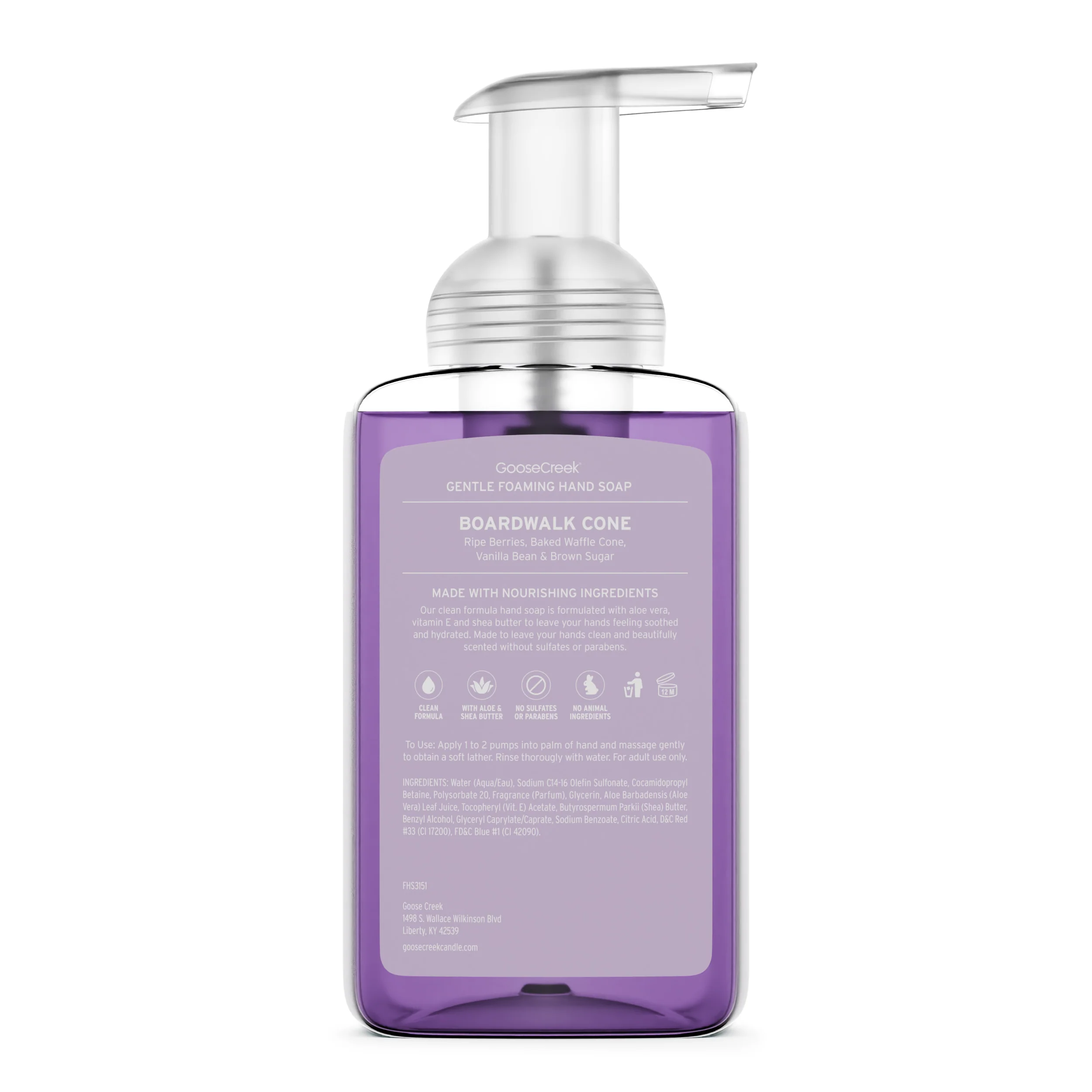 Boardwalk Cone Lush Foaming Hand Soap