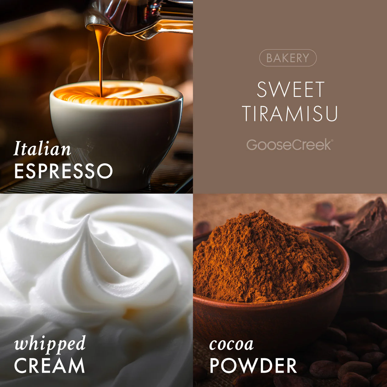 Sweet Tiramisu Italy 3-Wick Candle