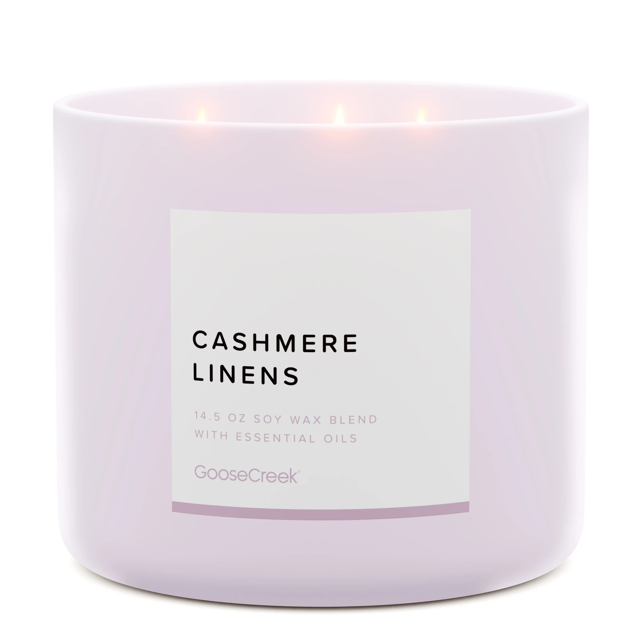 Cashmere Linens 3-Wick Candle