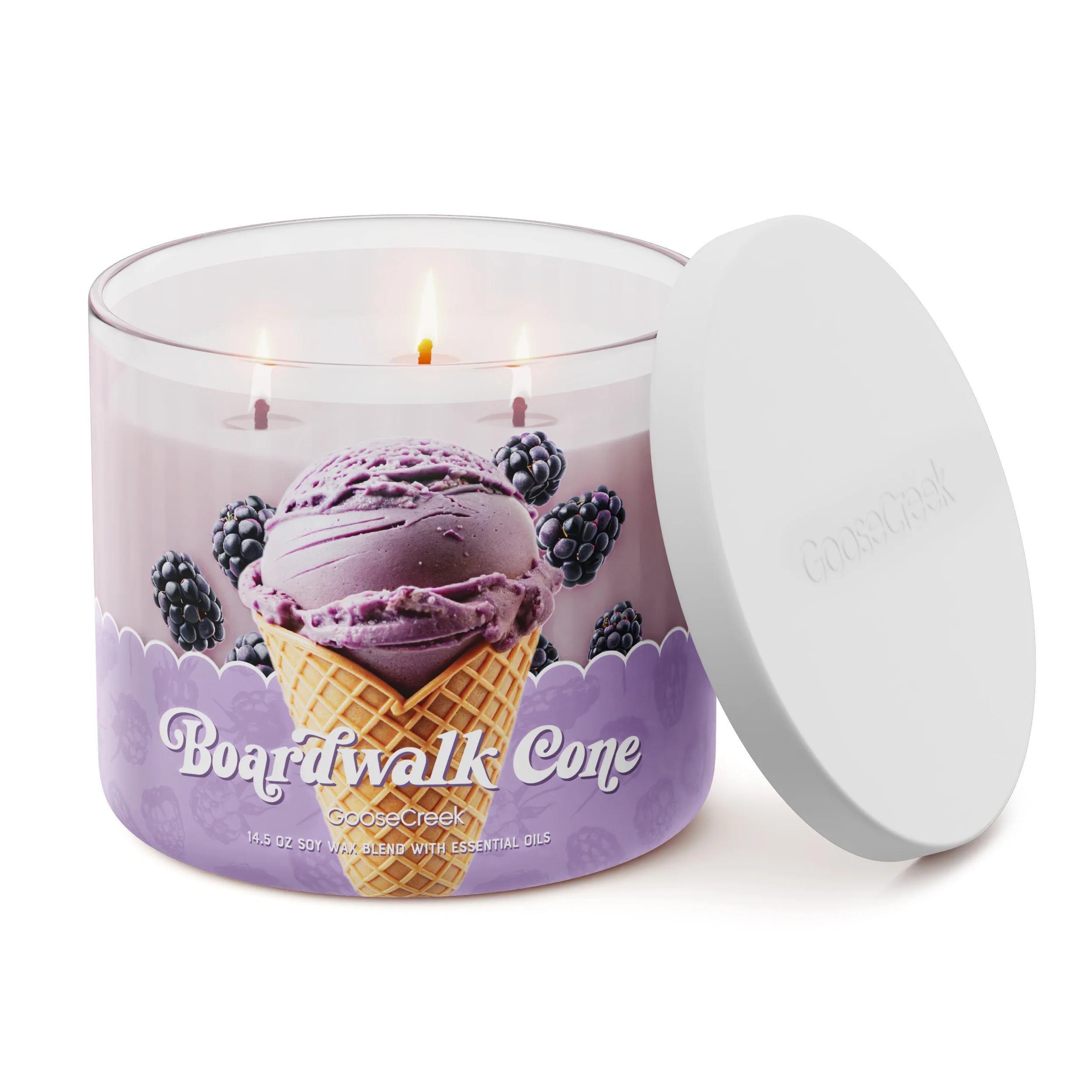 Boardwalk Cone 3-Wick Candle