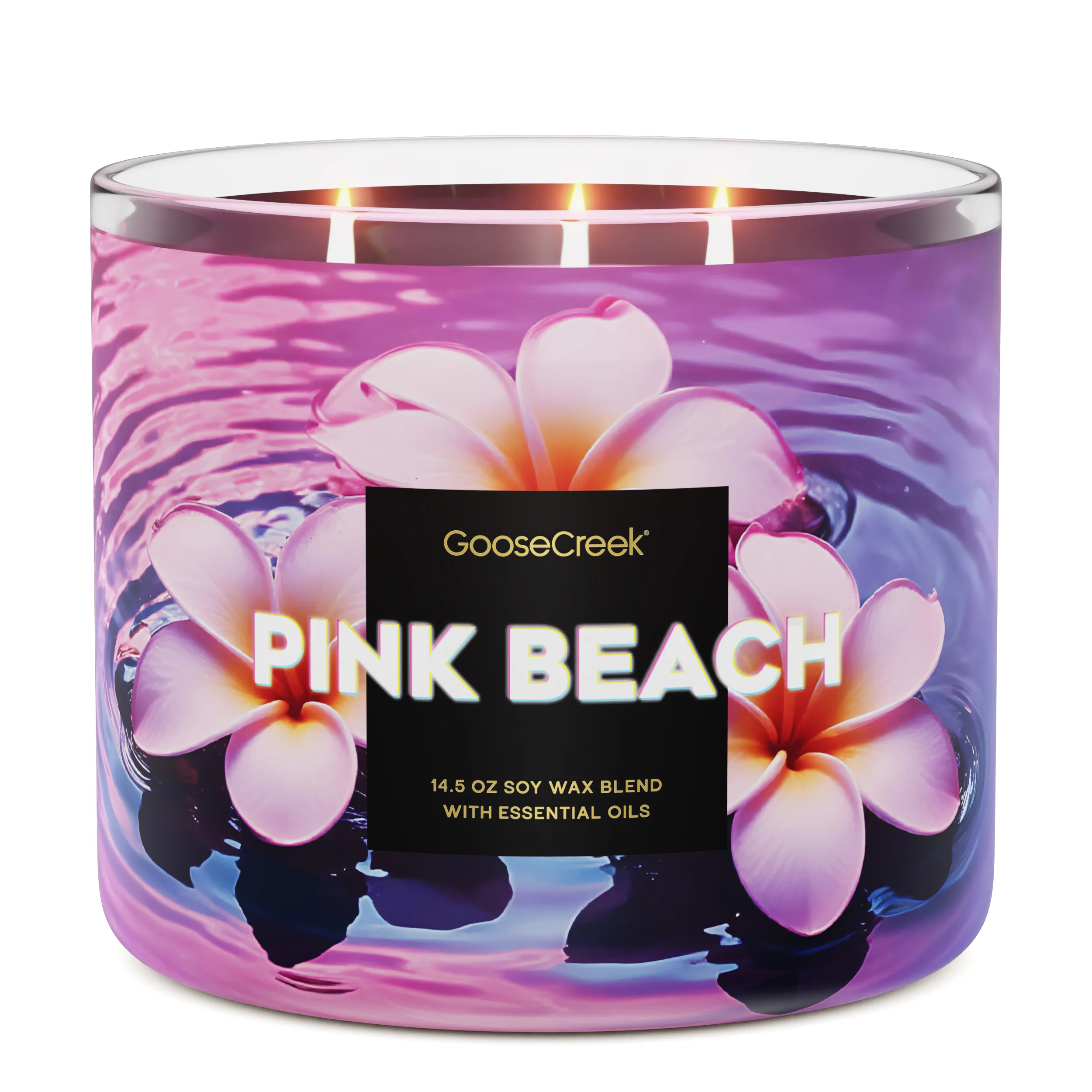 Pink Beach 3-Wick Candle