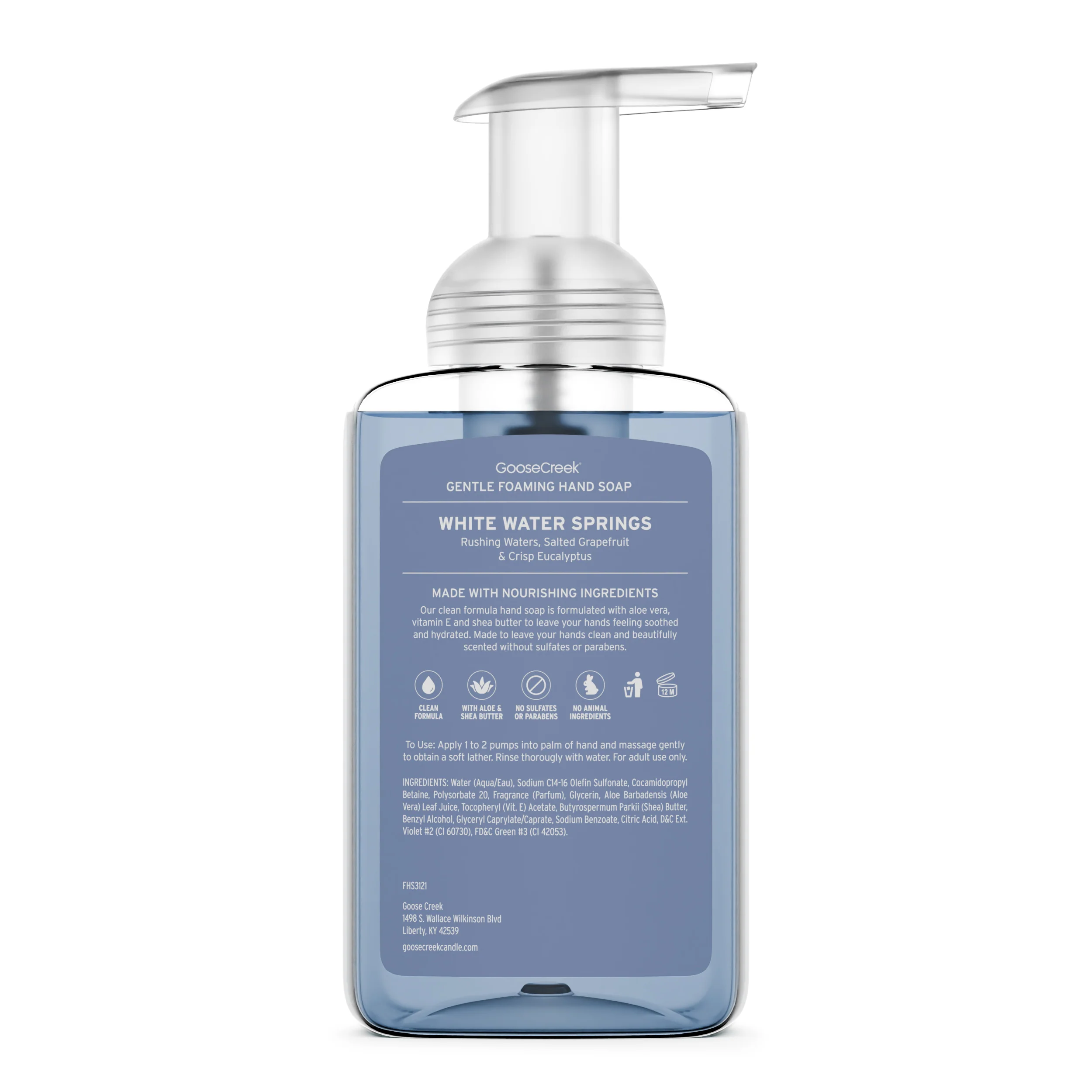 White Water Springs Lush Foaming Hand Soap