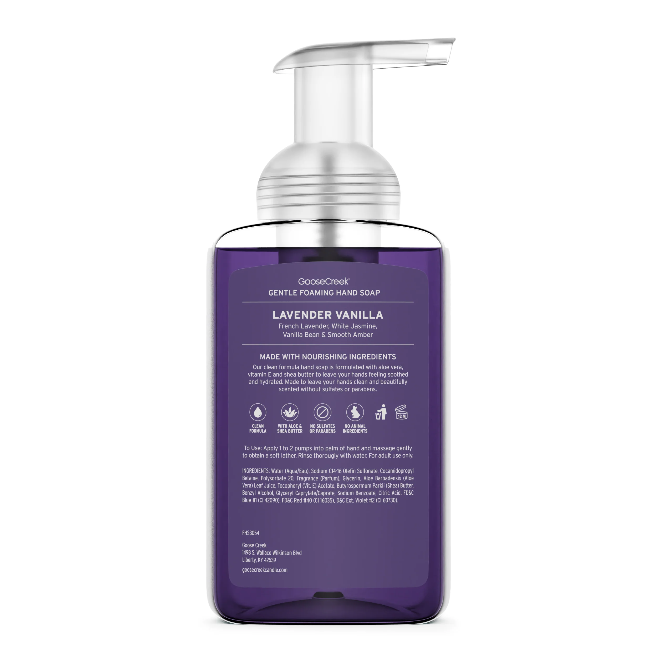 Lavender Vanilla Lush Foaming Hand Soap