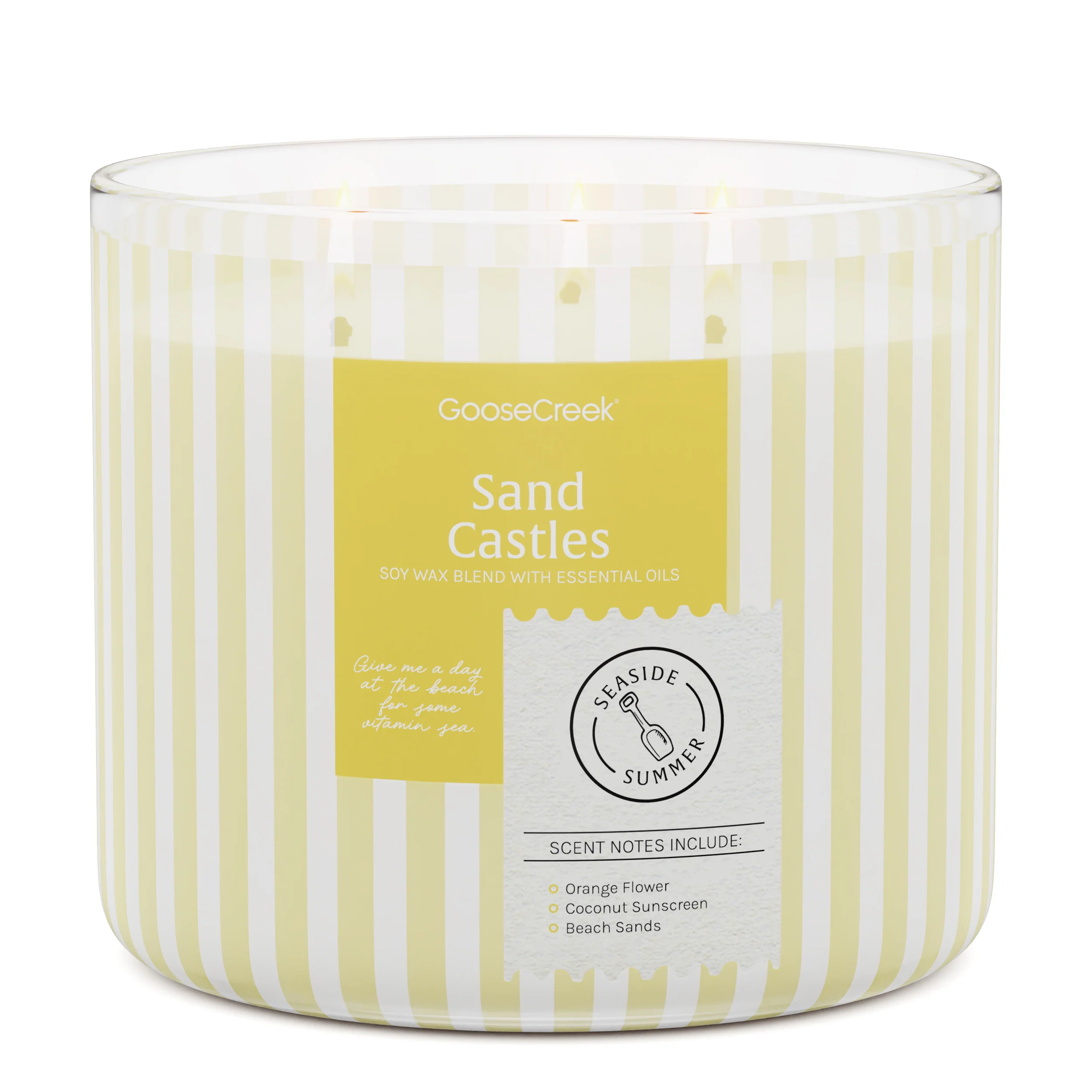 Sand Castles 3-Wick Candle