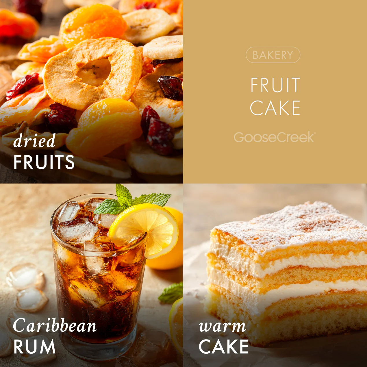 Fruit Cake Jamaica Large 3-Wick Candle